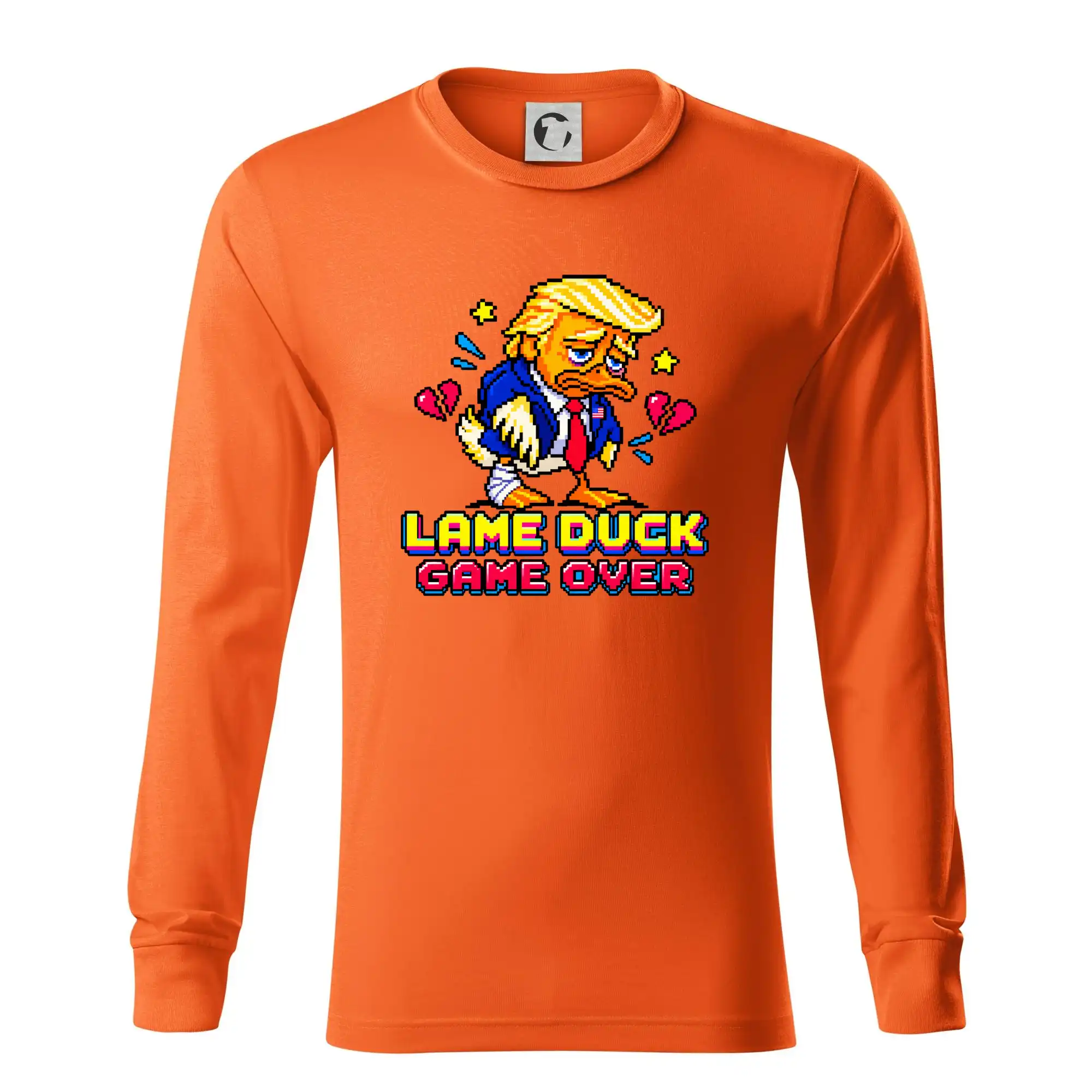 Trump lame duck pixel art game over
