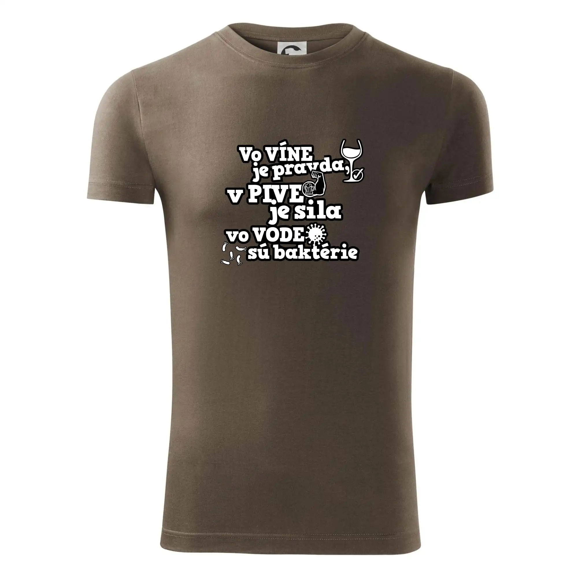 Vo víne je pravda, v pive je sila, vo vode sú baktérie