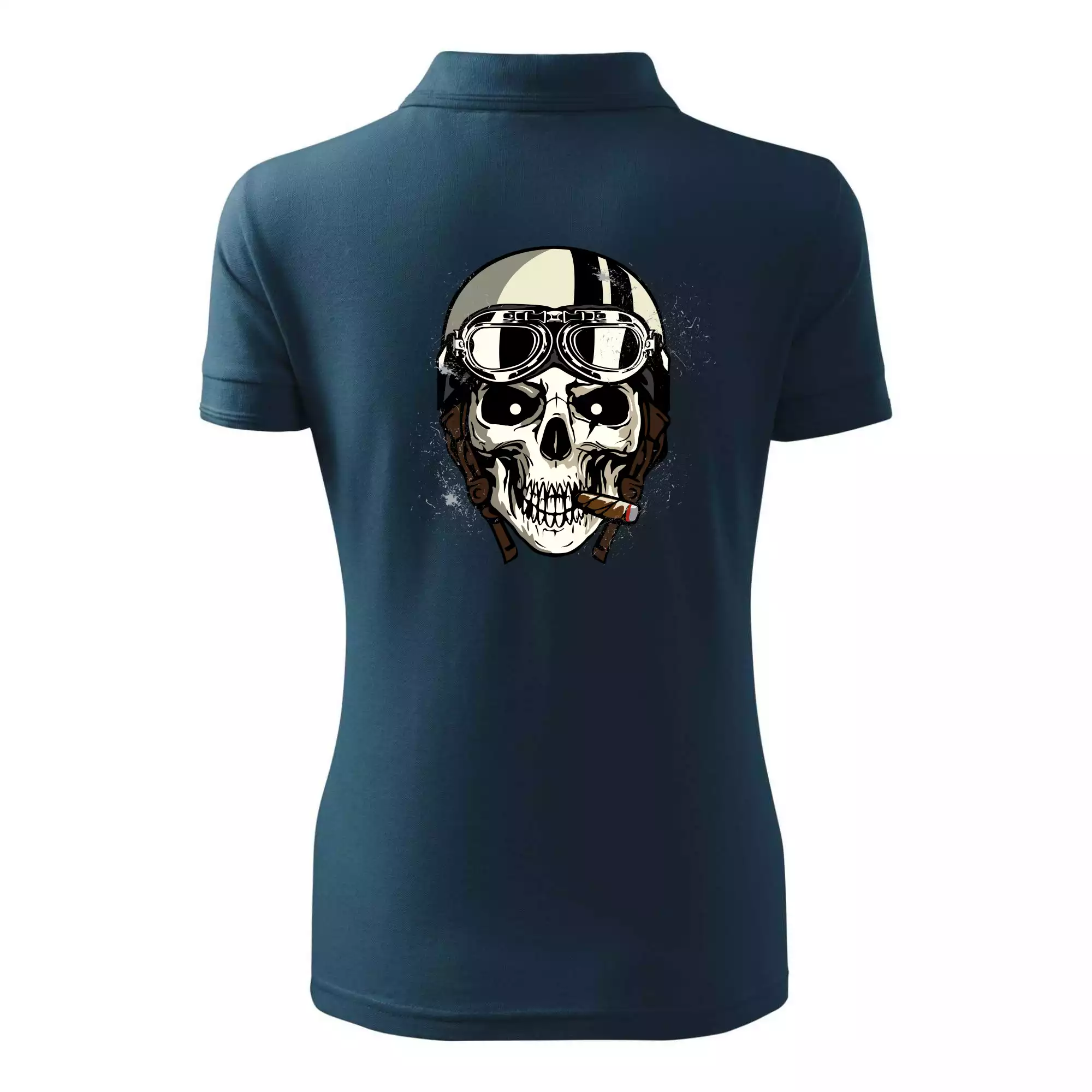 Motorkářská helma a doutník