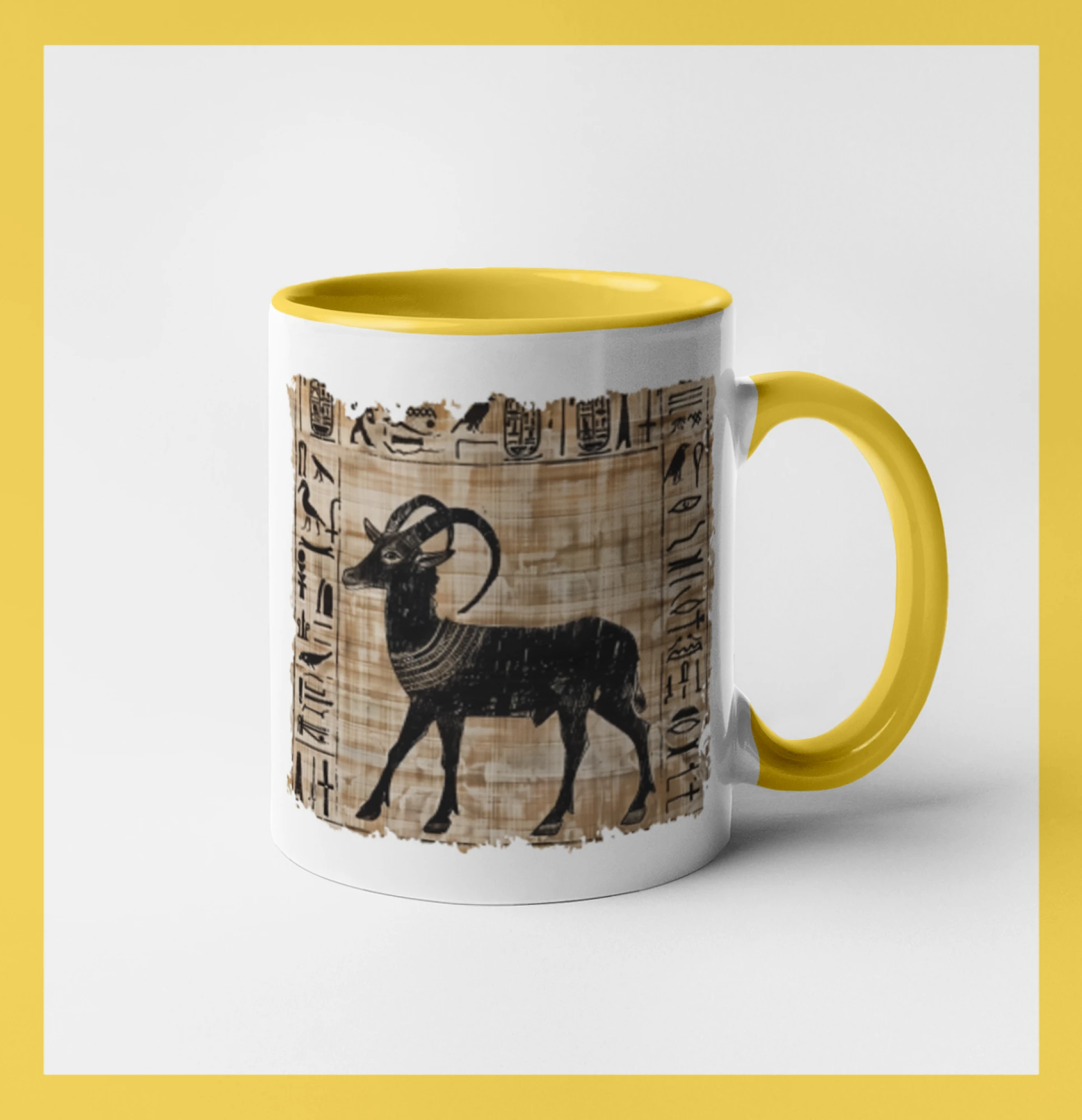 Egyptské hieroglyfy koza