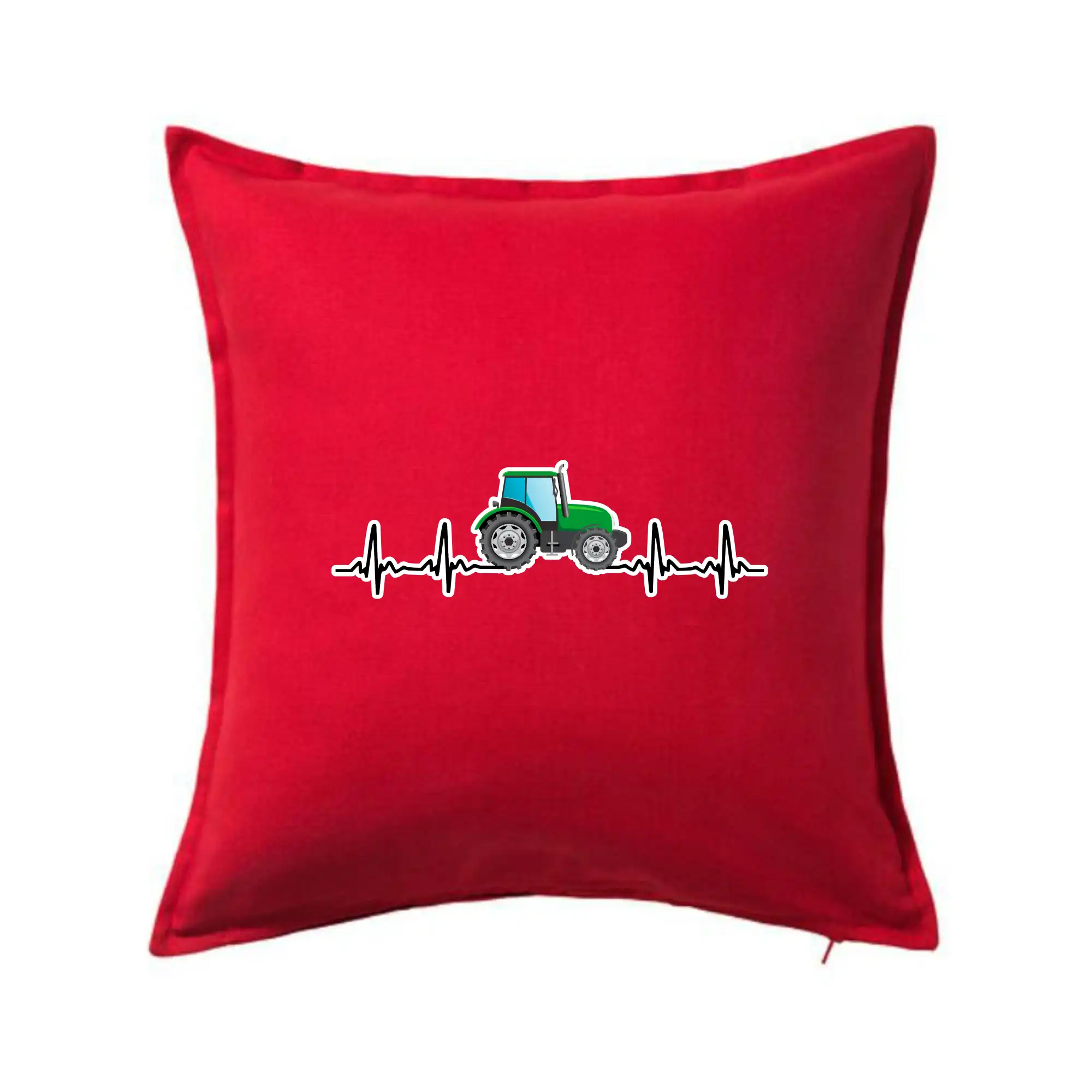 Traktor farebný ekg - Vankúš 50x50