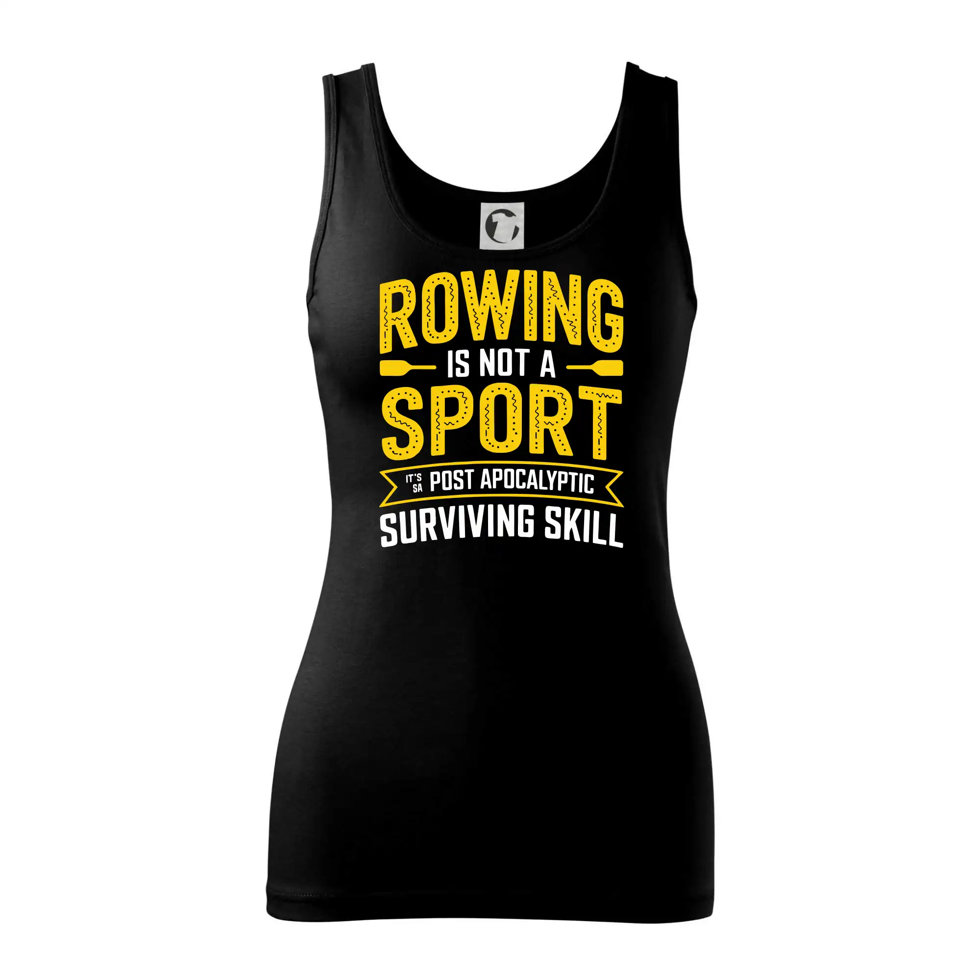 Vodácke tričká - Rowing is not a sport it's a post apocalyptic surviving skill - Dámske tielko