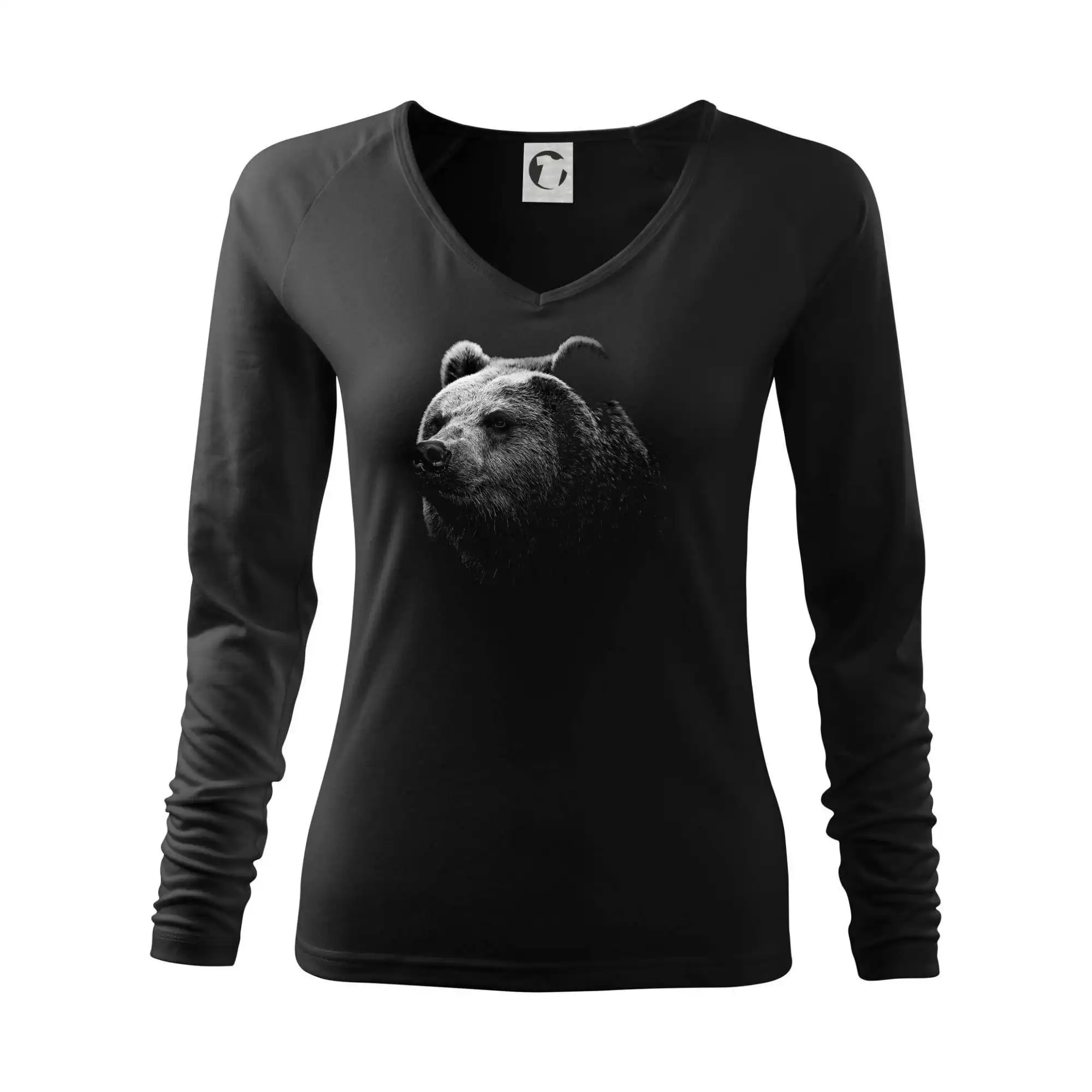 Tričká so zvieratami - Medveď fotka - Tričko dámske Elegance