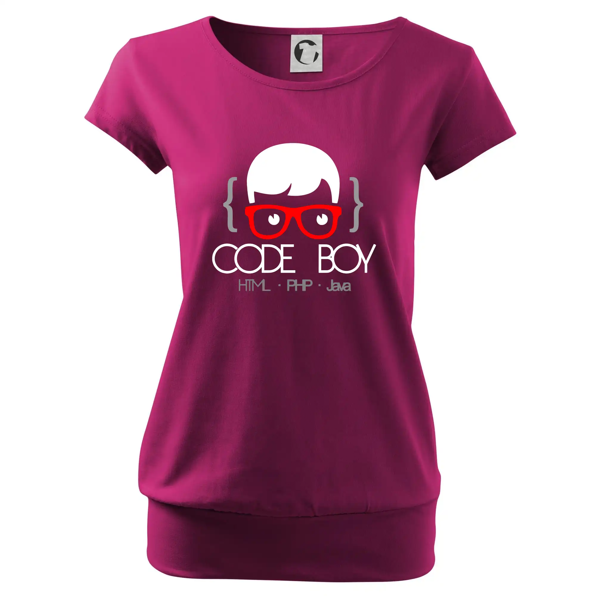 Tričká pre ajťákov - Code Boy - Voľné tričko city