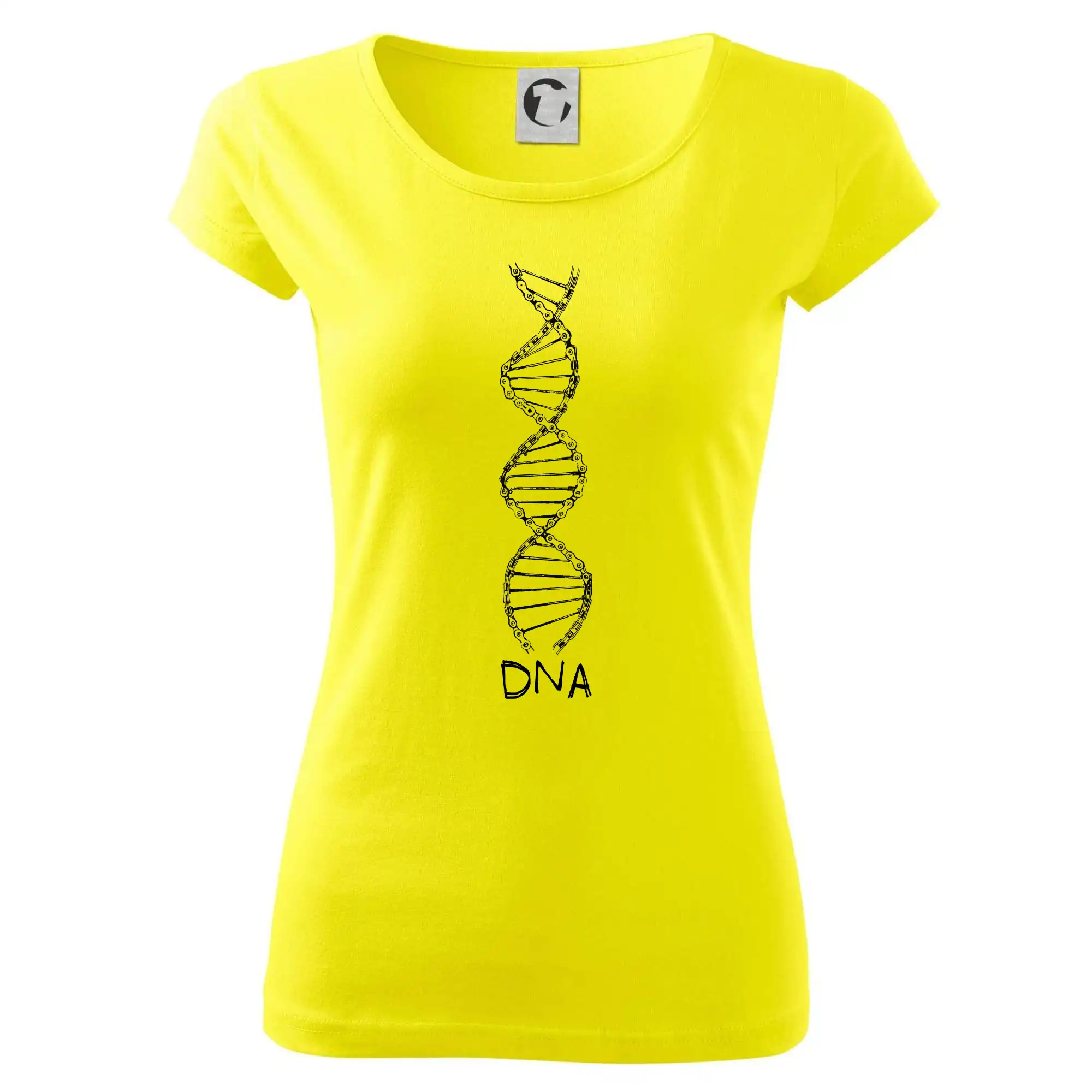 Tričko ako darček pre cyklistu - Cyklistovo DNA - Dámske tričko Pure