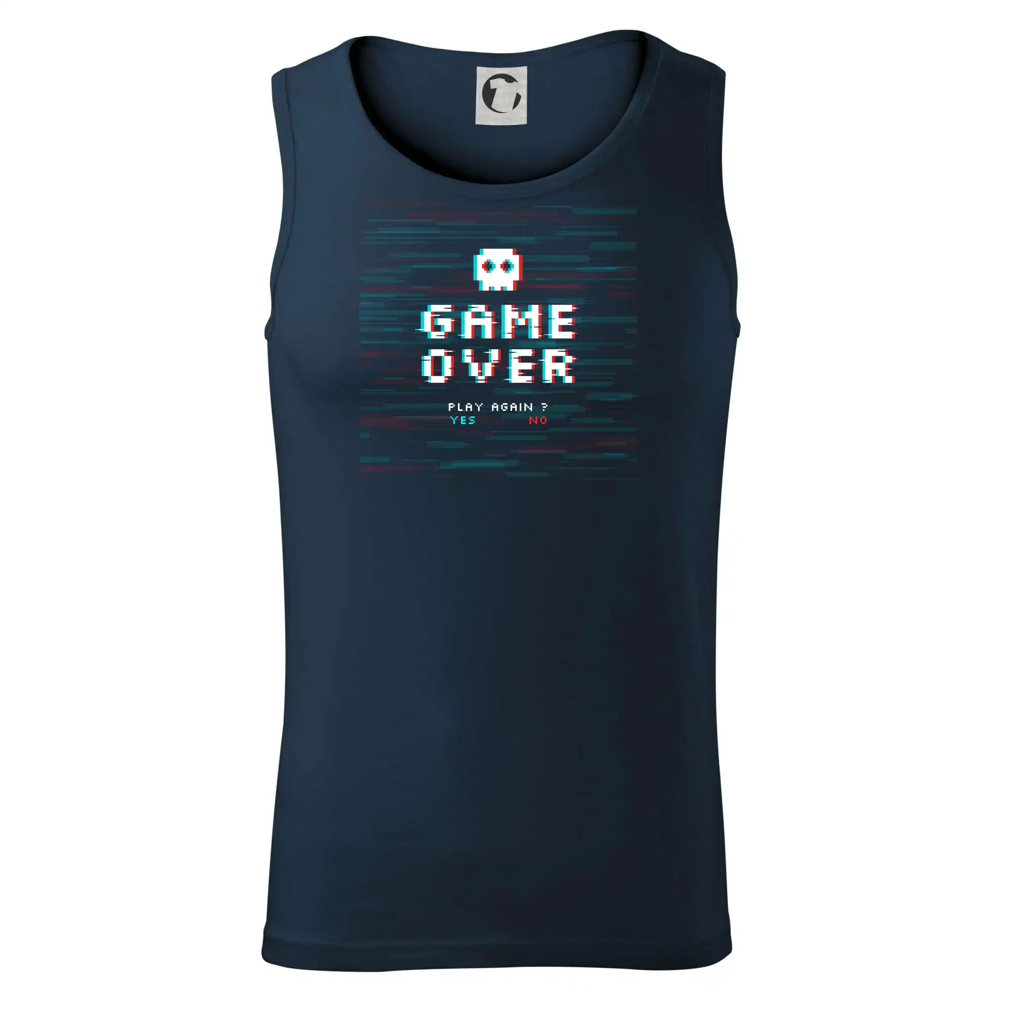 Tričká pre ajťákov - Game over play again - Tielko pánske Core
