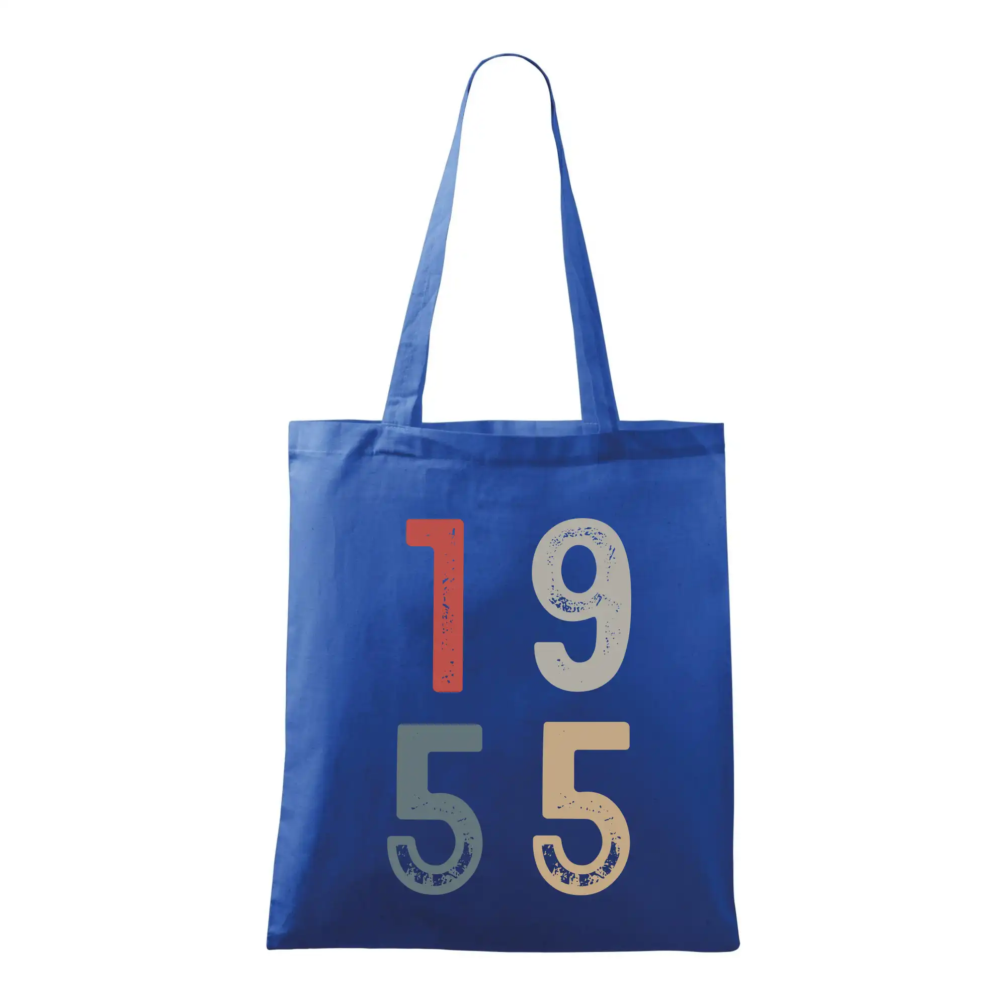 Tričká k narodeninám - Vintage číslica 1955 - Taška bavlnená