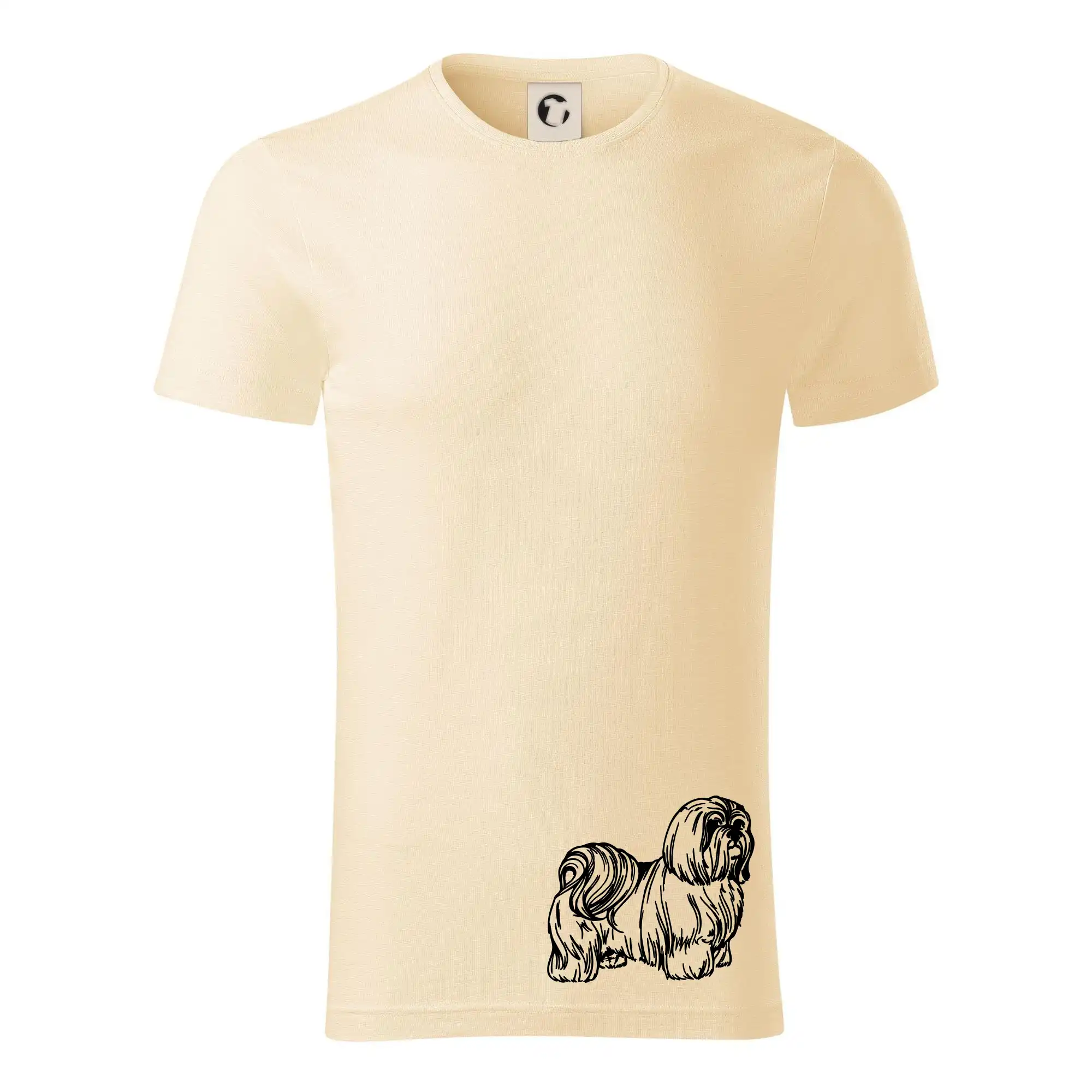 Ši-tzu - Shih-tzu - chlpatý - Tričko z organickej bavlny