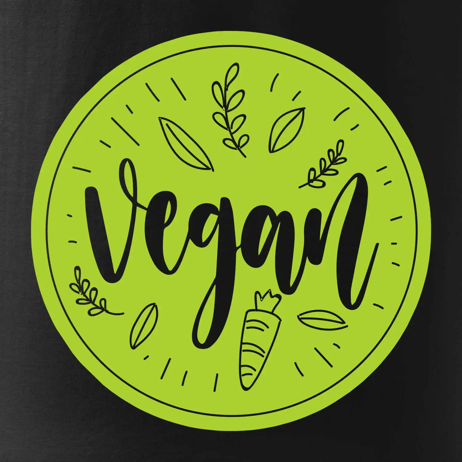 Vegan zelenina v kruhu