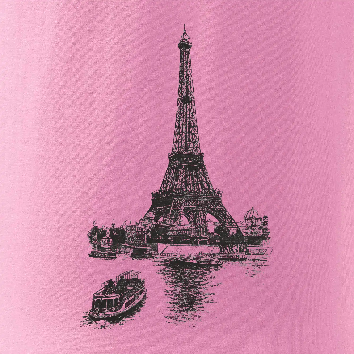 Eiffelovka s loďkou