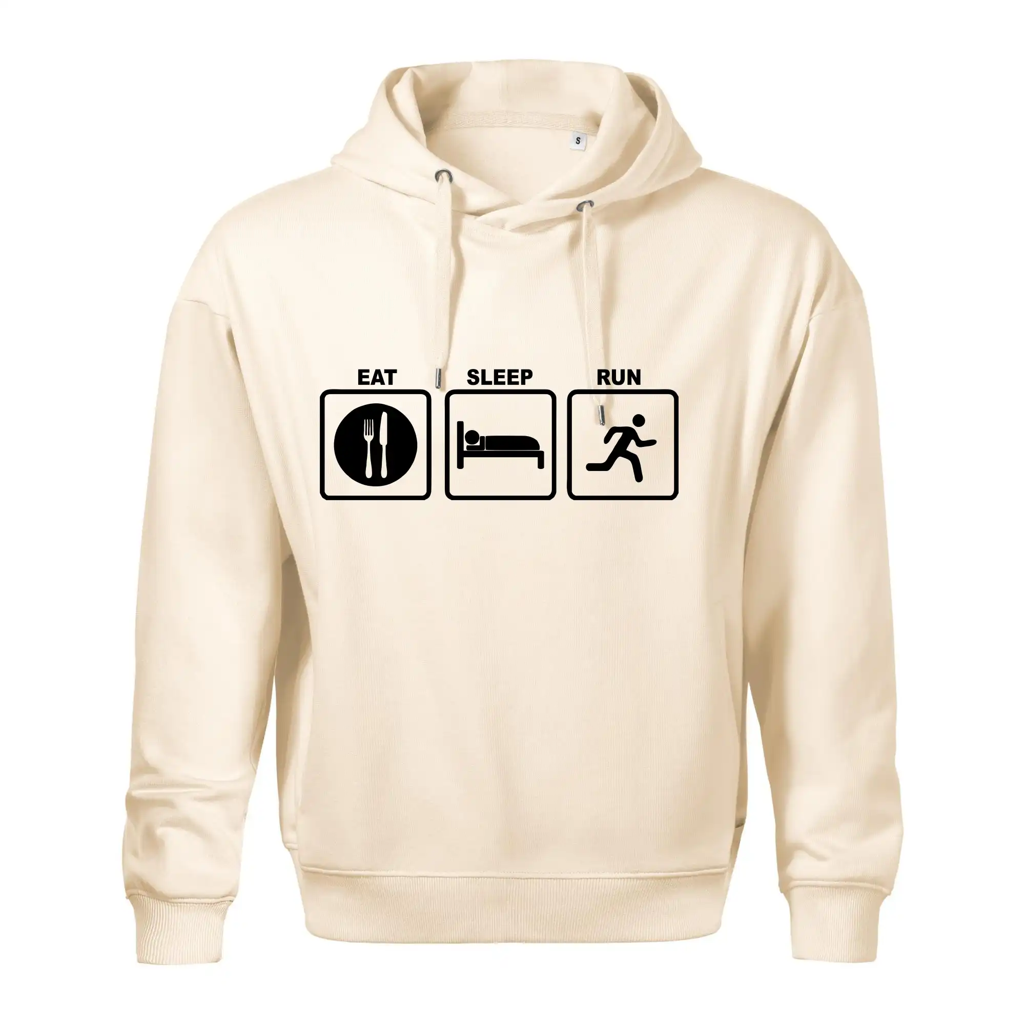 Eat sleep run čtverce