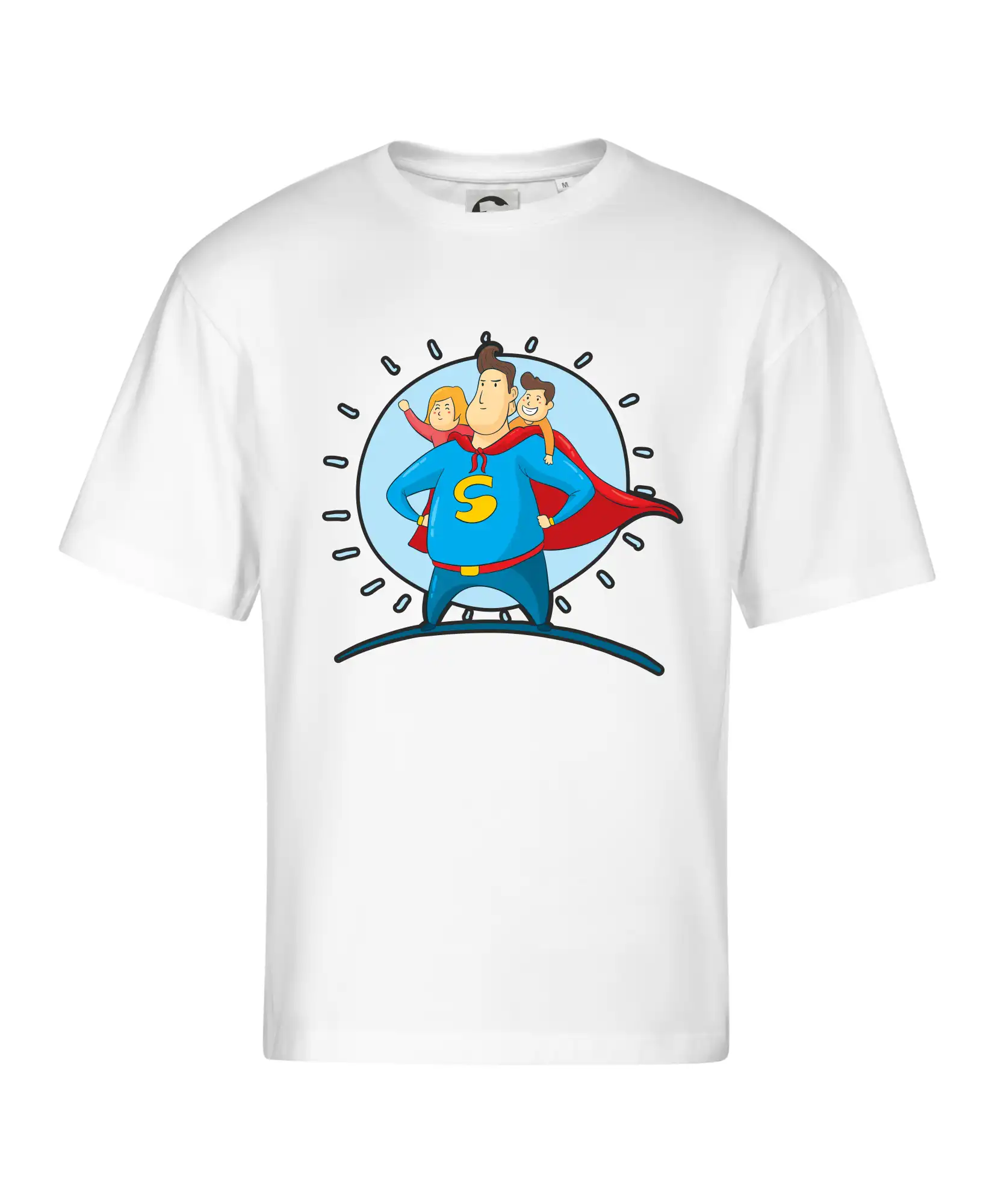 Táta superman - holka a kluk