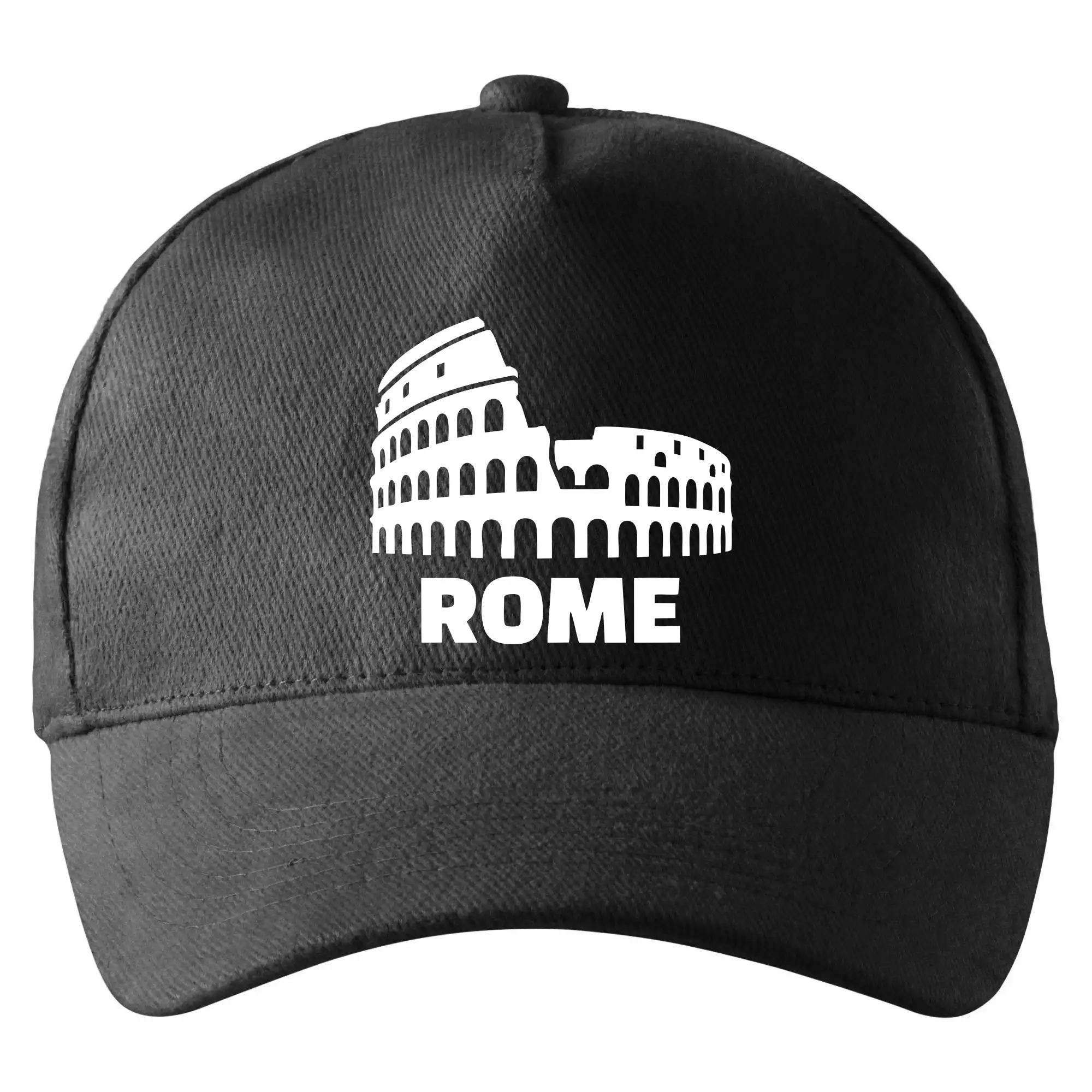 Tričká Taliansko - Italy Koloseum Rome - Šiltovka so zahnutým šiltom a mosaznou sponou