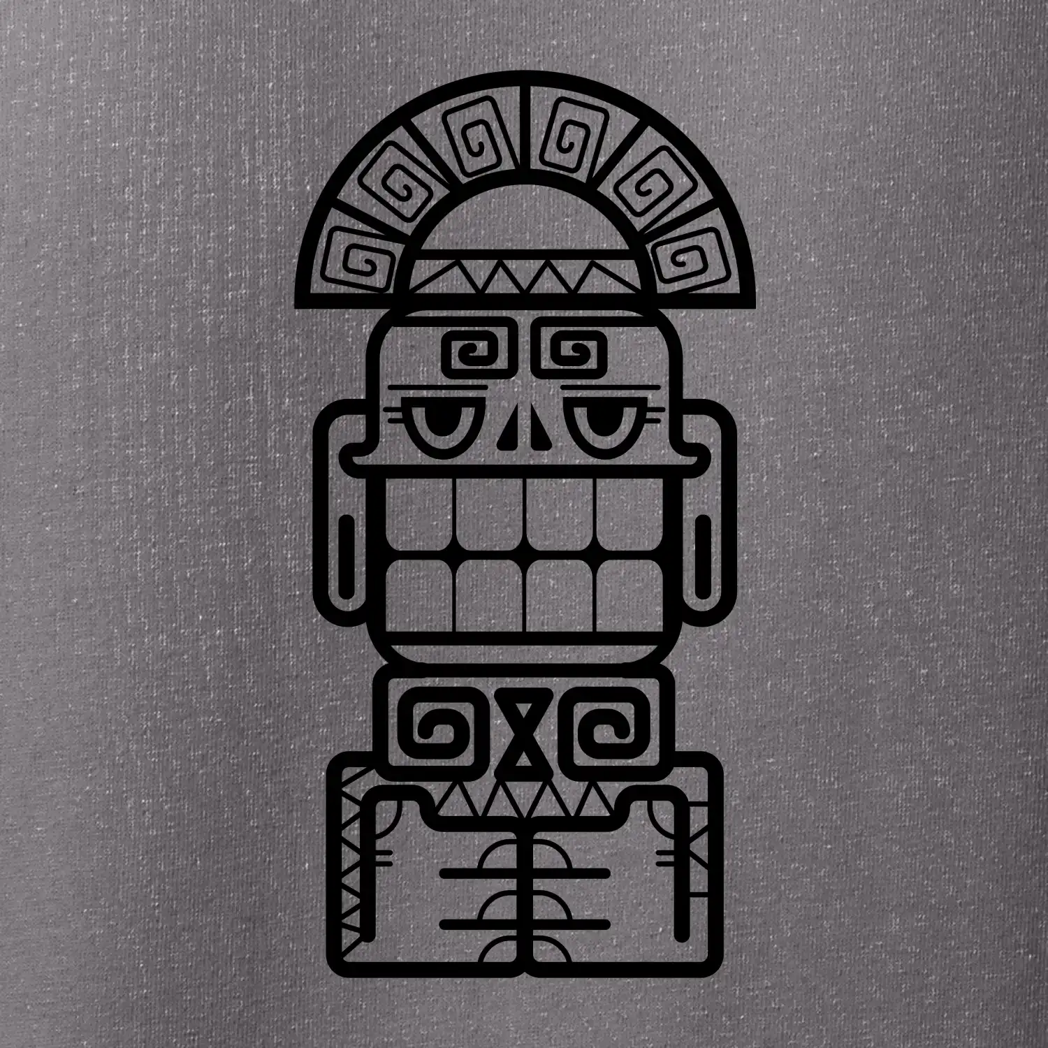 Mayové - socha se zuby