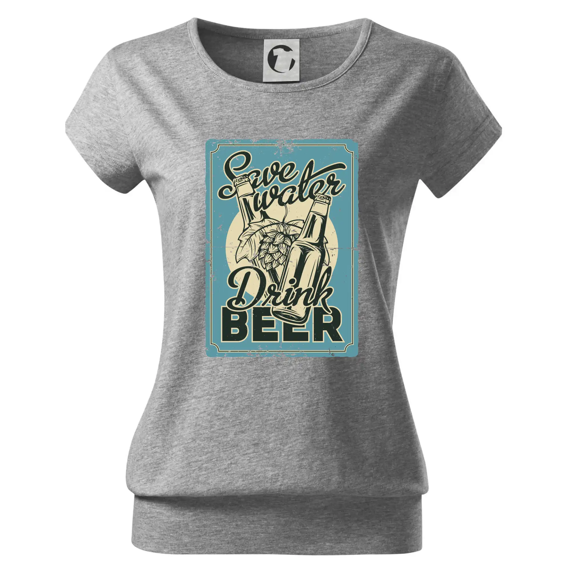 Save water drink beer poster