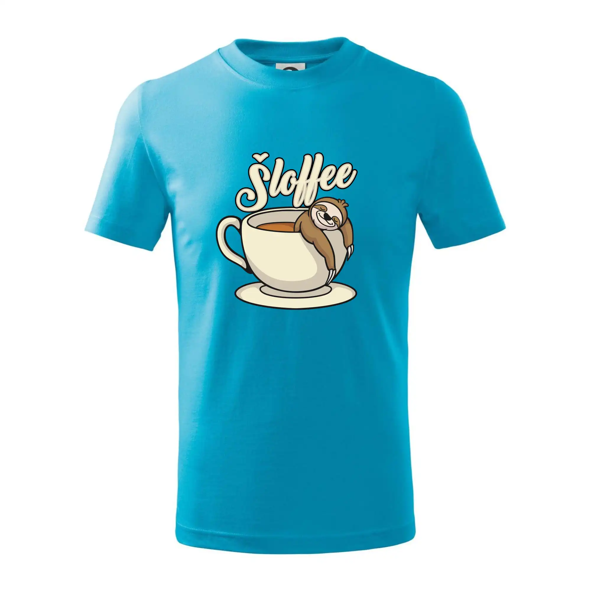 Motívy pre baristu a milovníkov kávy - Šloffee - káva - Tričko detské bavlnené