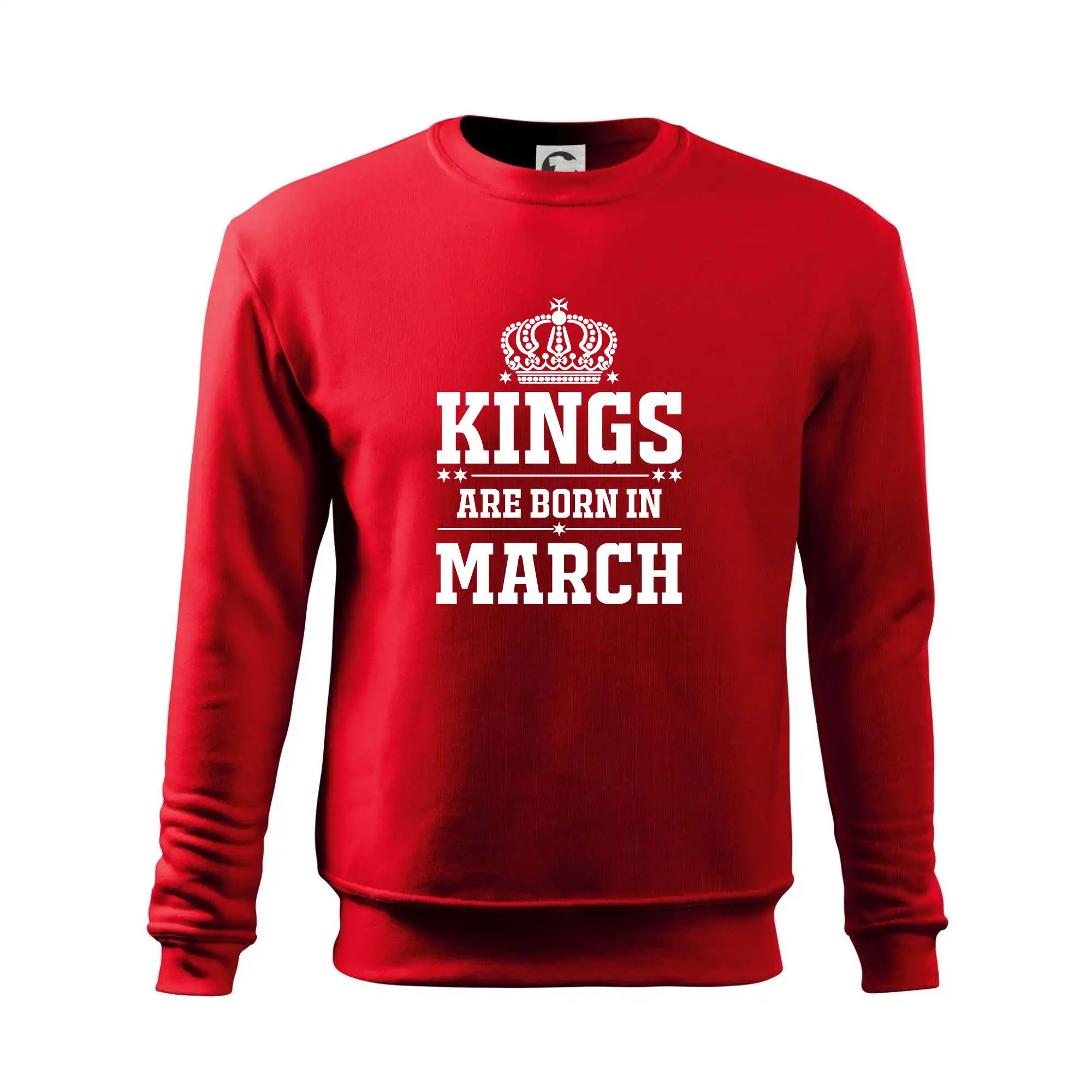 Tričká pre narodených v marci - Kings are born in March - Mikina Essential pánska