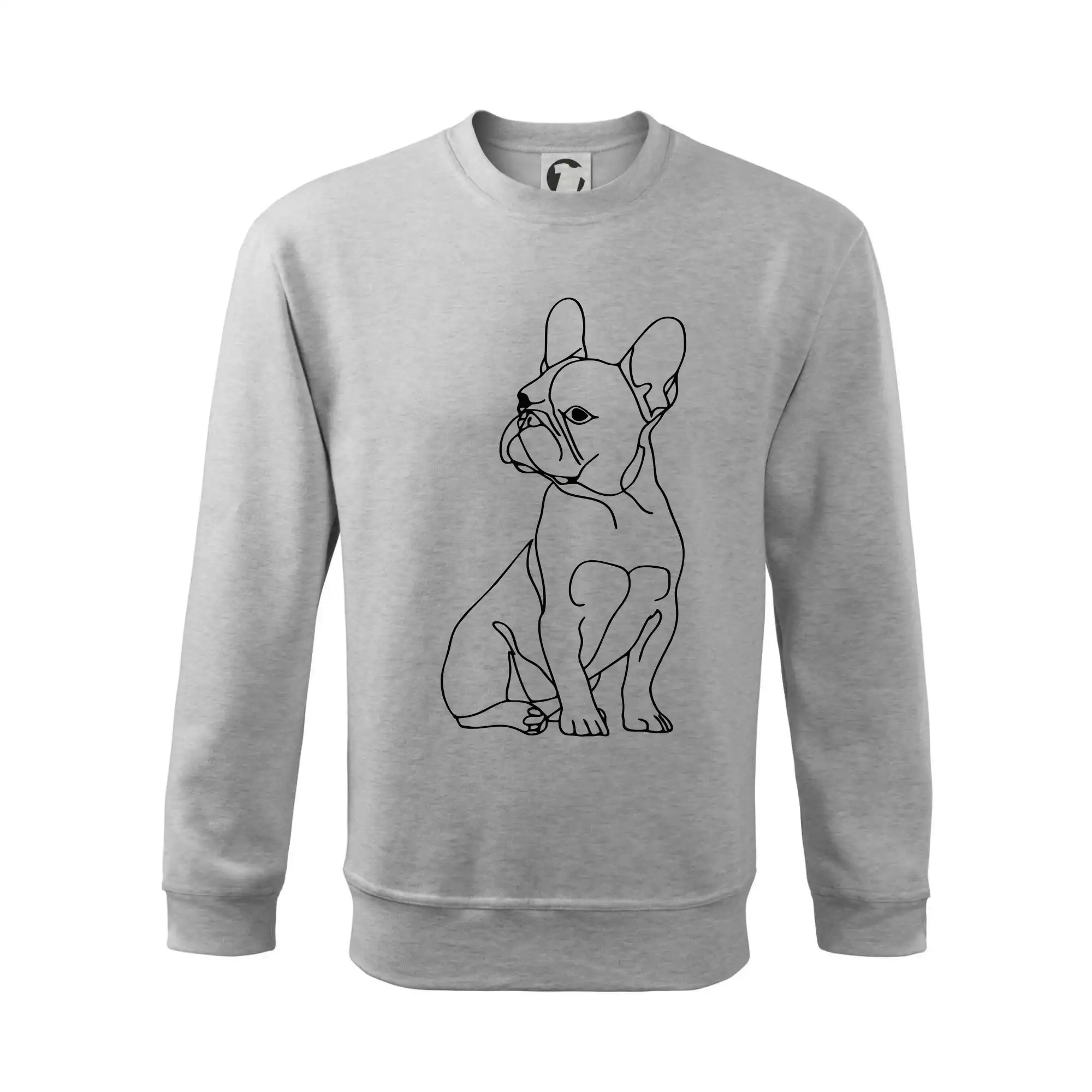 Francouzský buldoček černá kresba