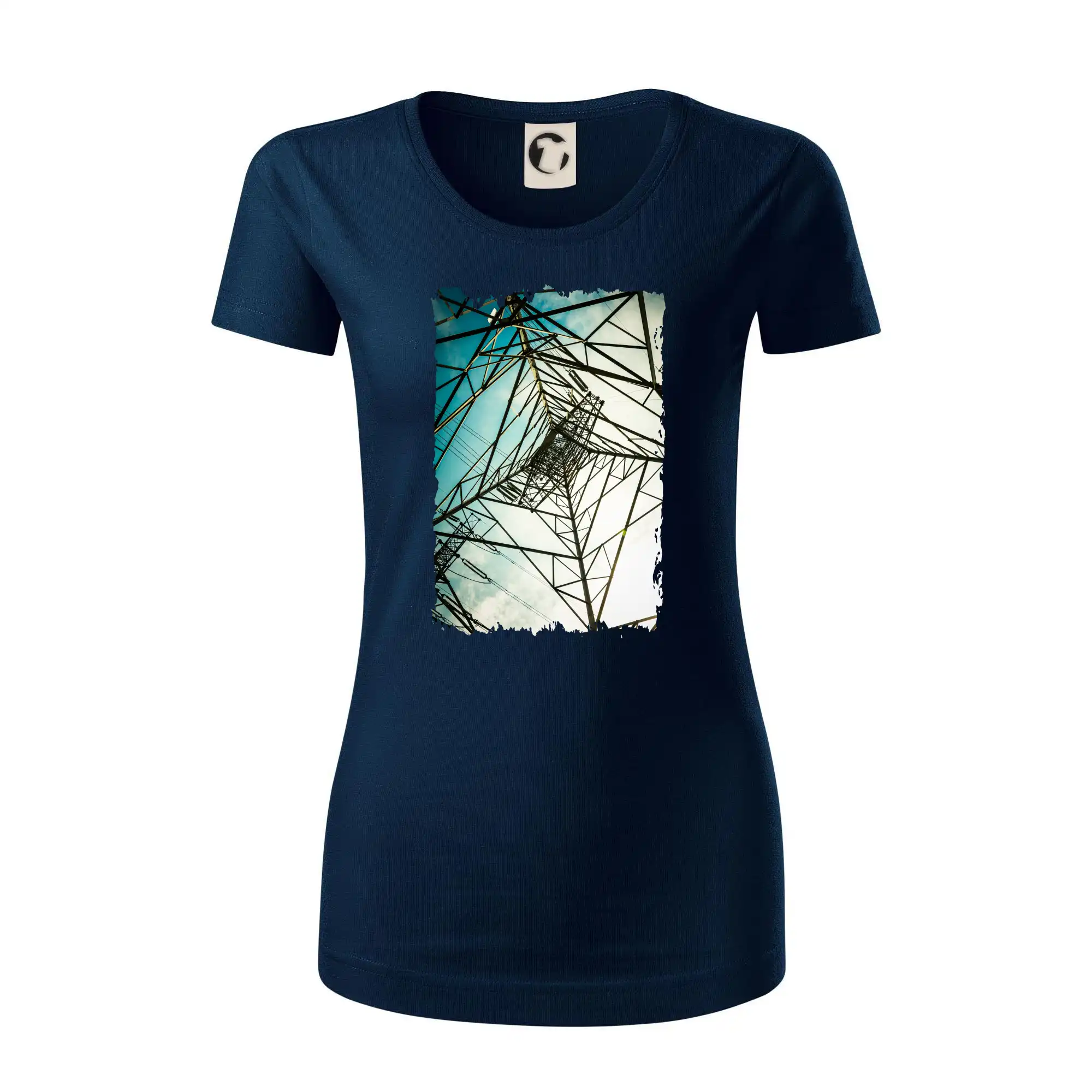 Barevné nebe - stožáry vysokého napětí