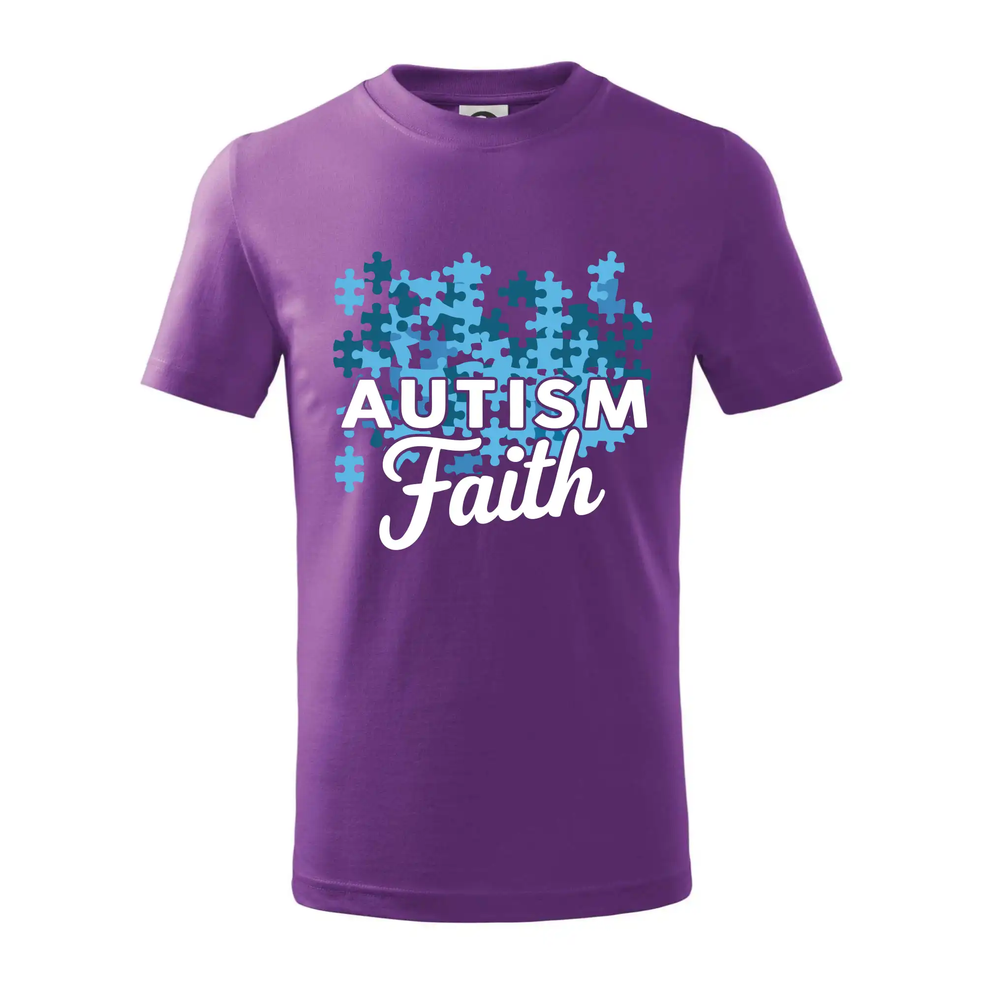 Tričká a mikiny pre autistov - Autism faith - Tričko detské bavlnené
