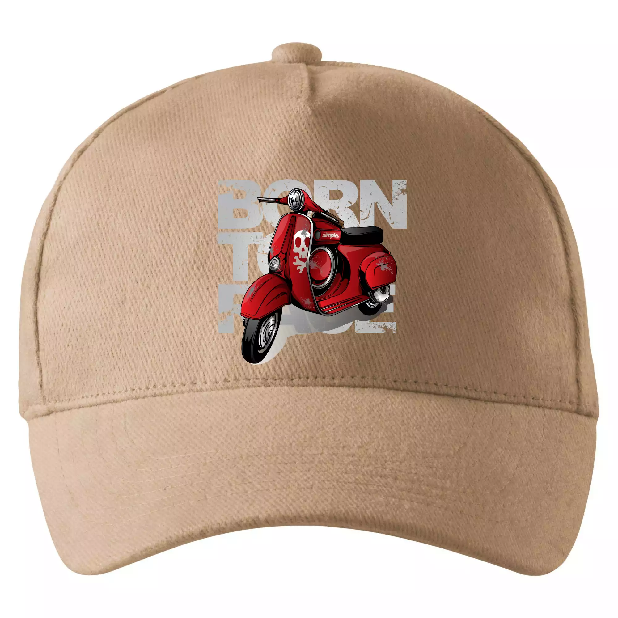 Scooter born to ride red