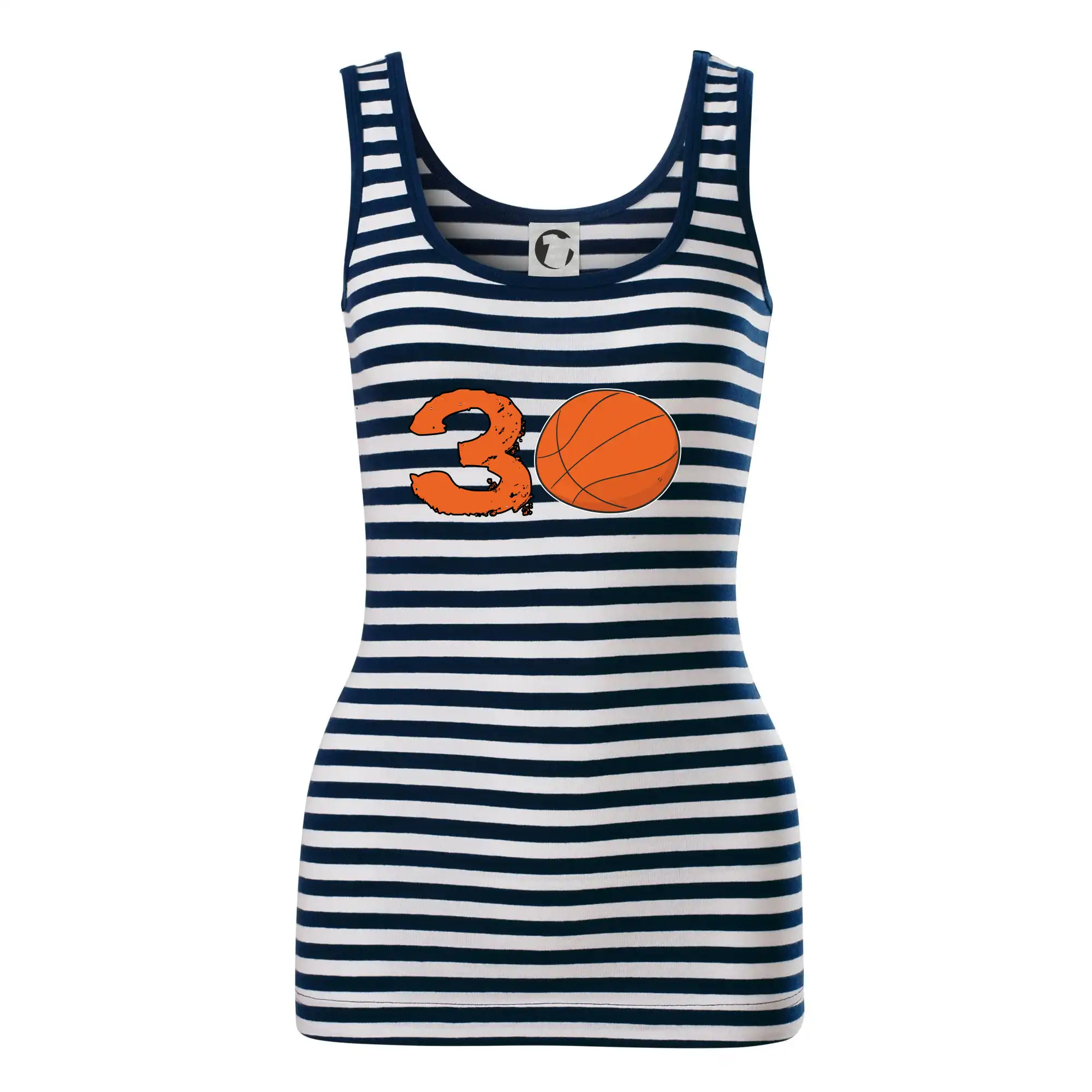 Basketbalová tričká - Basketball okrúhle narodeniny 30 - Sailor tielko na vodu