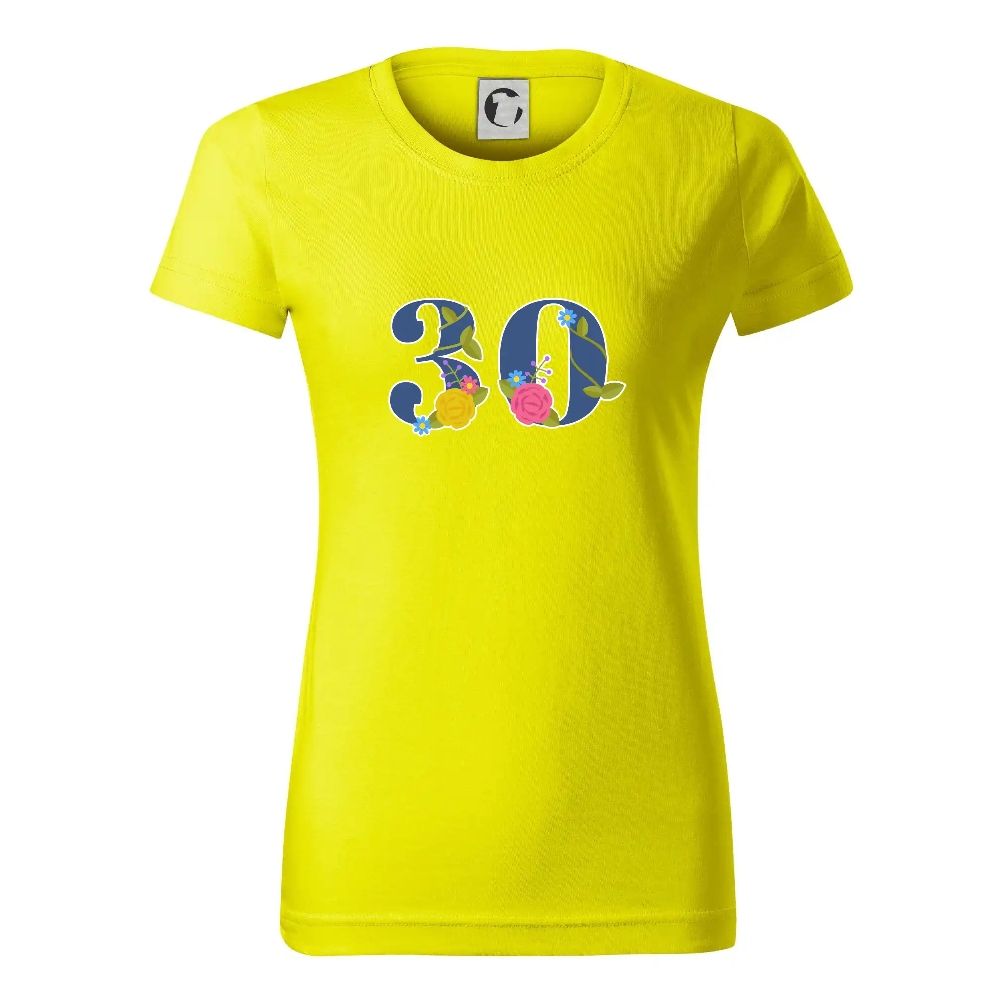 Květinové číslo kreslené - 30