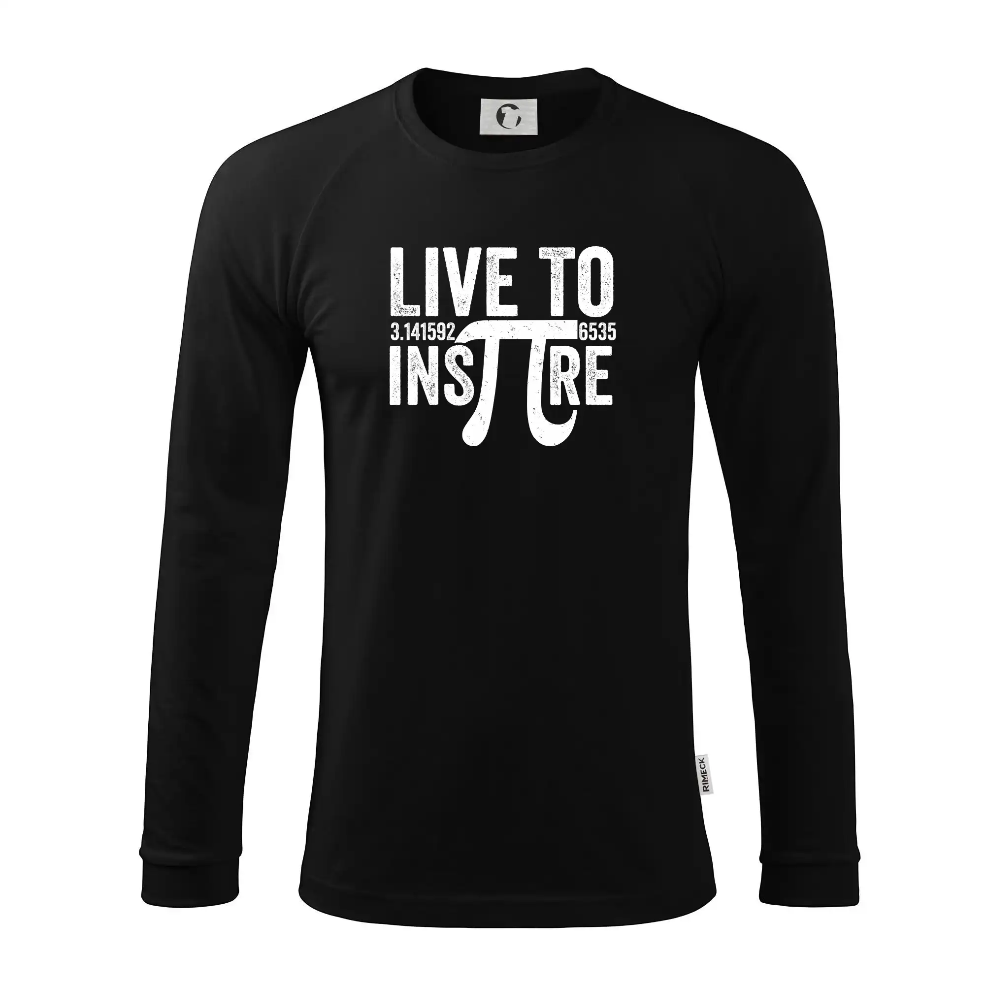 Vtipné tričká pre matematiky - Live to Inspire - Pánske tričko s dlhým rukávom LS130