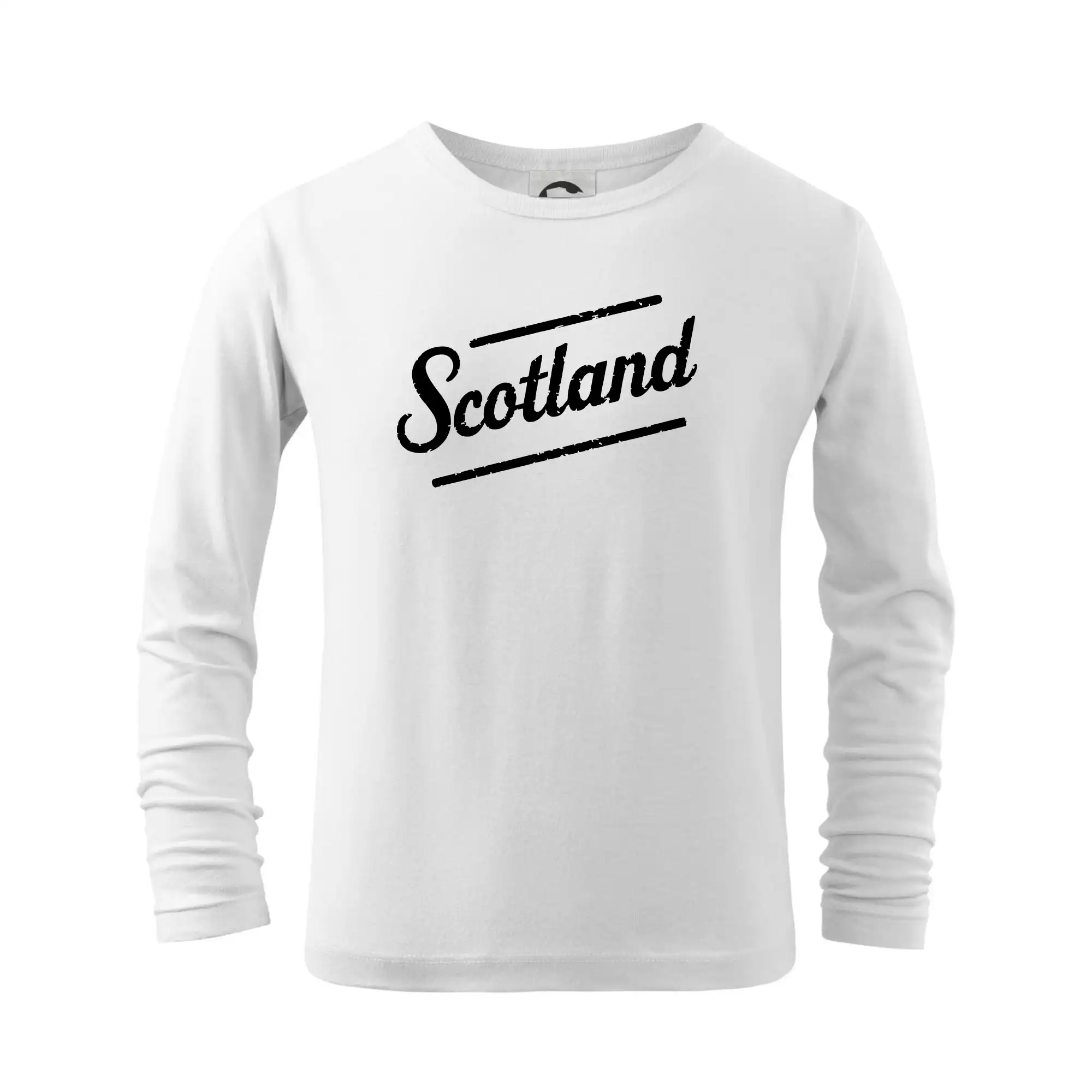 Ostatné mestá / miesta - Scotland Vintage nápis - Tričko detské Long Sleeve