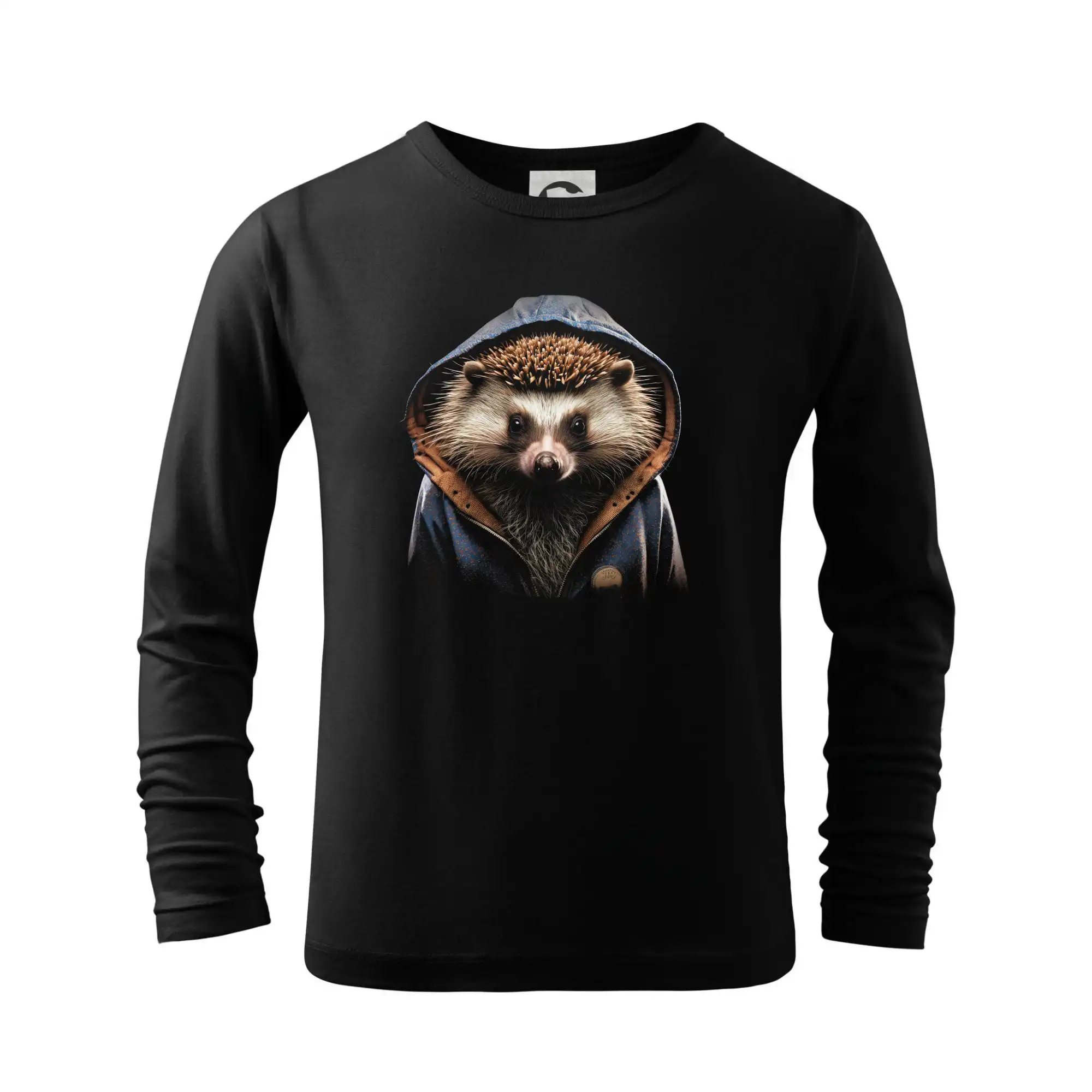 Tričká so zvieratami - Ježek v mikině - Tričko detské Long Sleeve