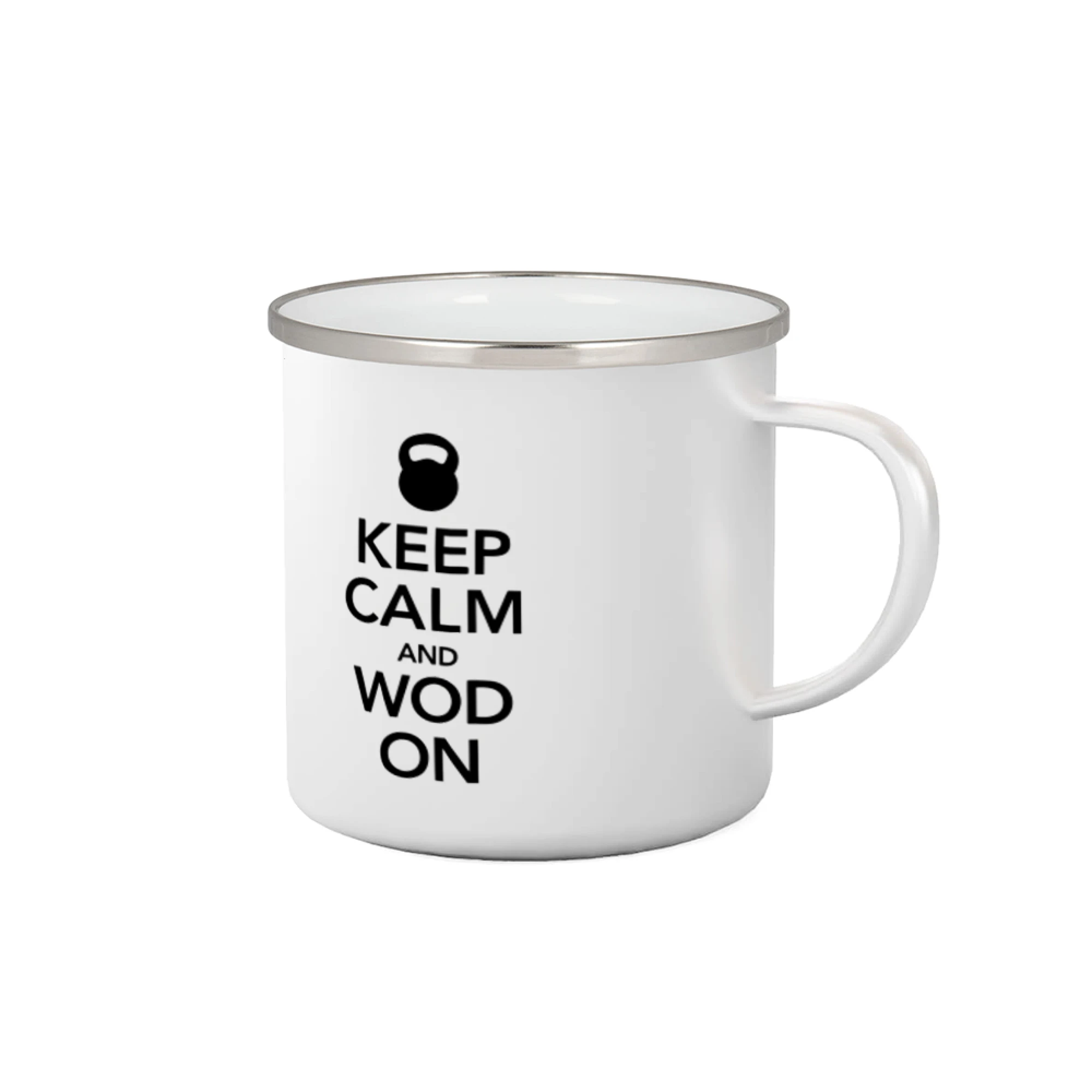 Posilňovani - Keep calm and wod on - Plecháčik