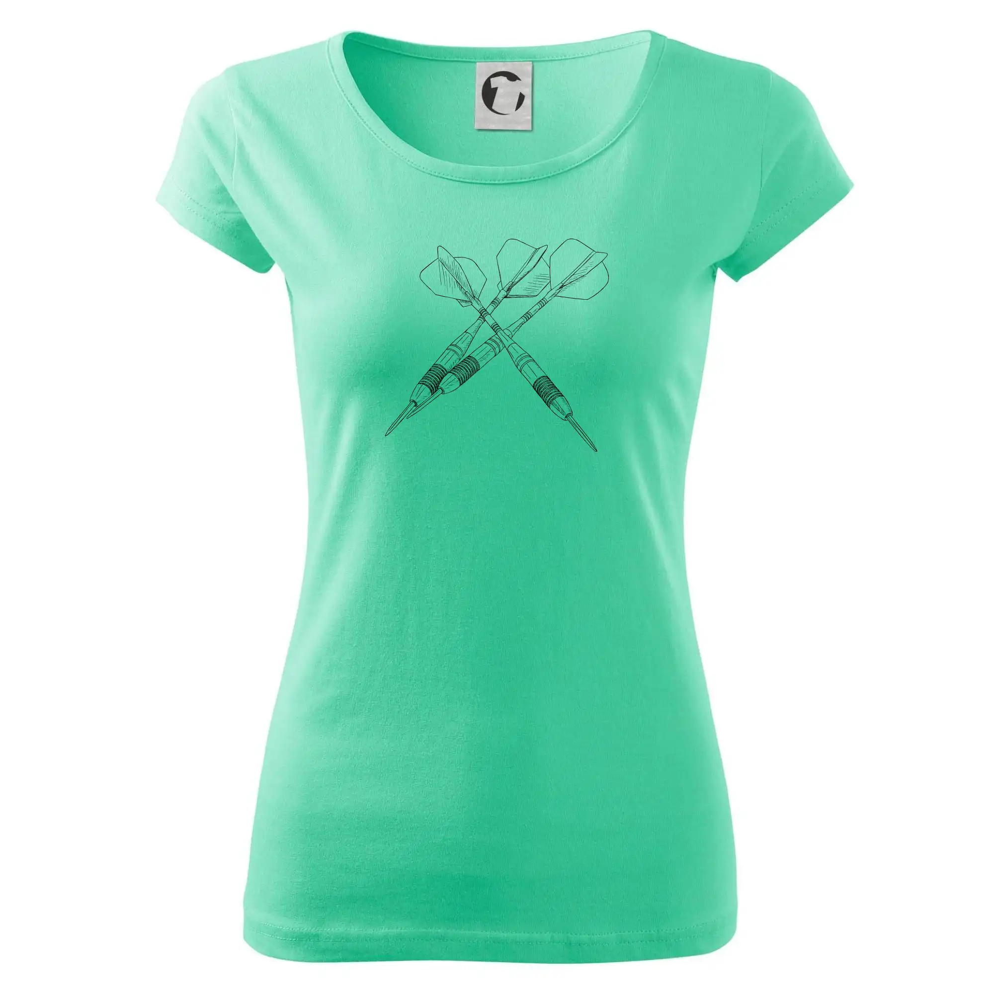 Tričko na šípky - Šípky kresba - Dámske tričko Pure