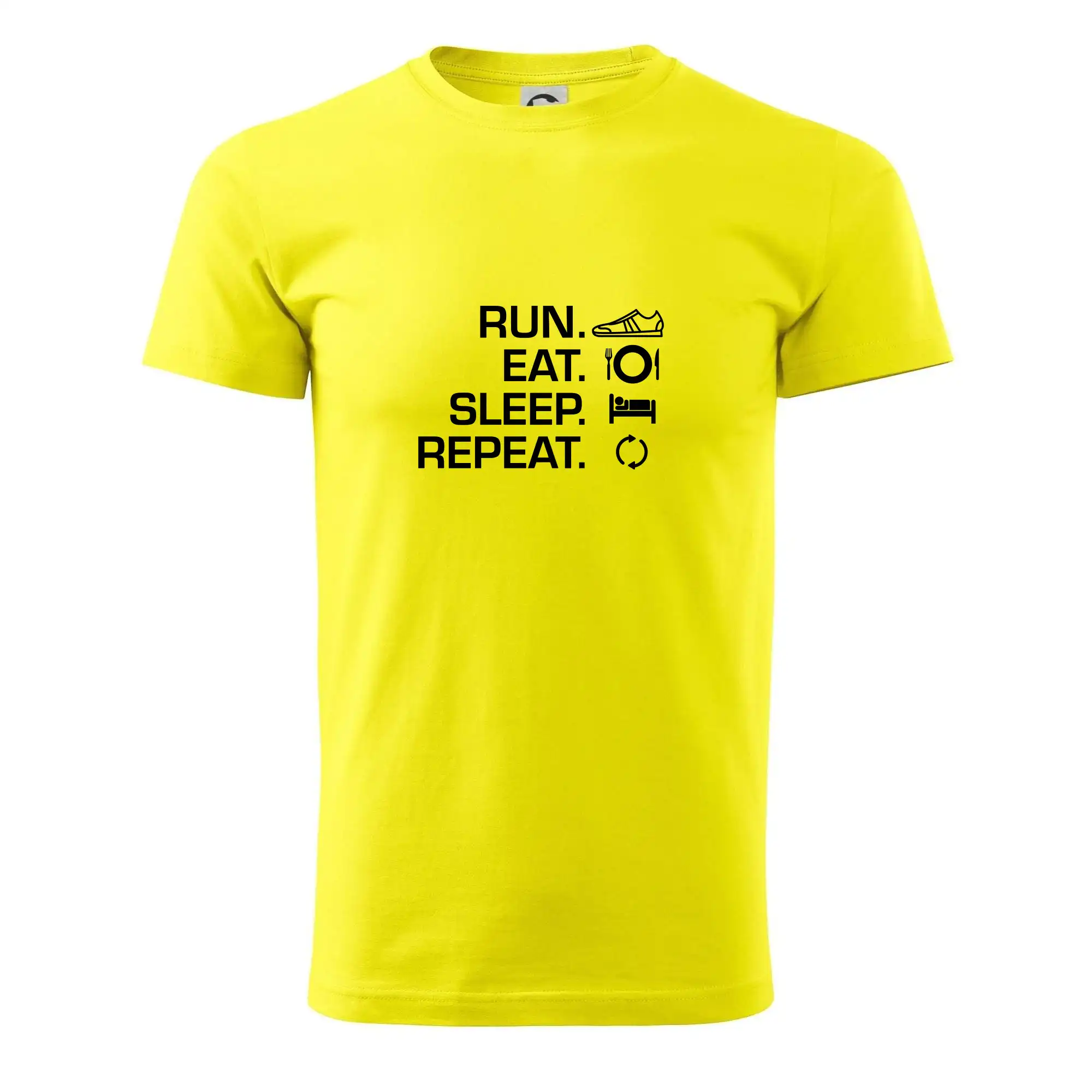 Tričká pre bežcov - Run eat sleep repeat - Pánske tričko nižšej gramáže