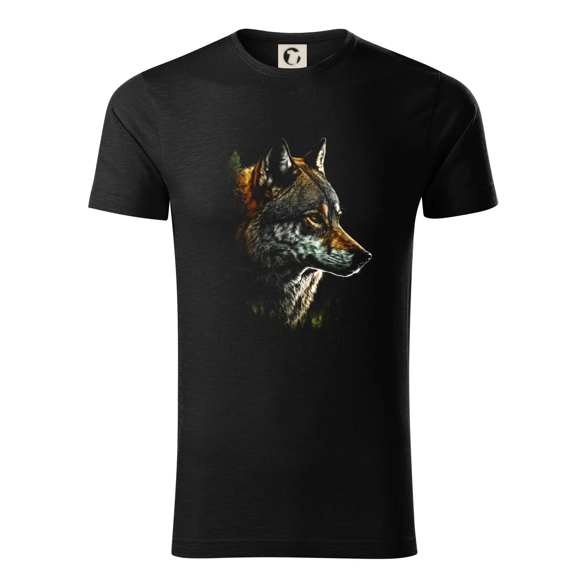 Tričká so zvieratami - Vlk fotka - Tričko z organickej bavlny