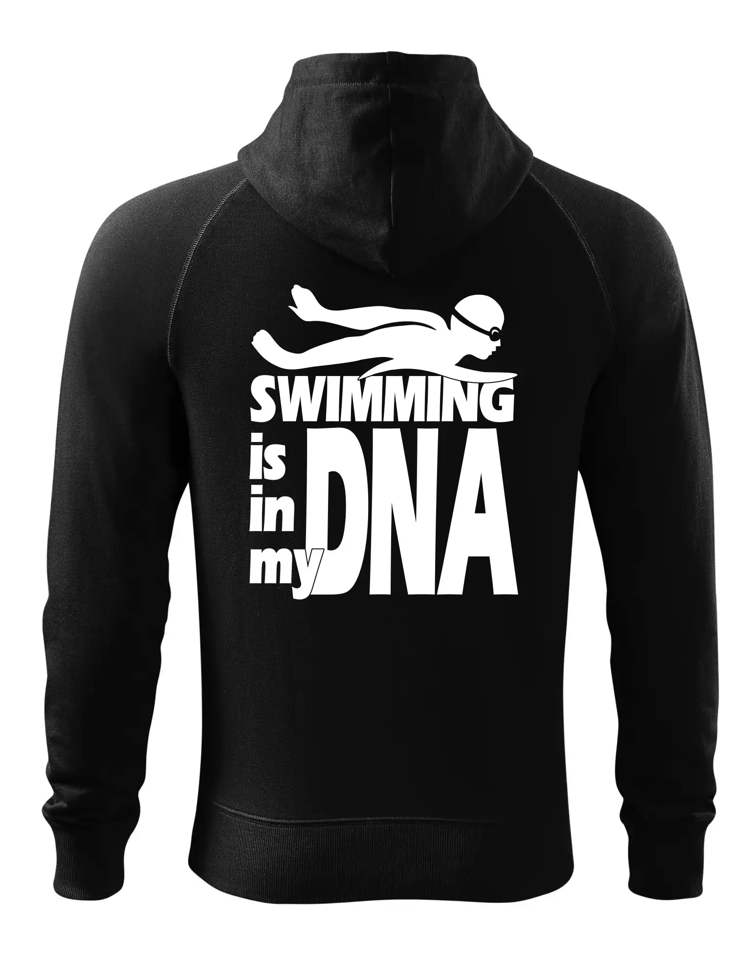 Ostatné športy - Swimming is in my DNA - Mikina Voyage  - 100% bavlna