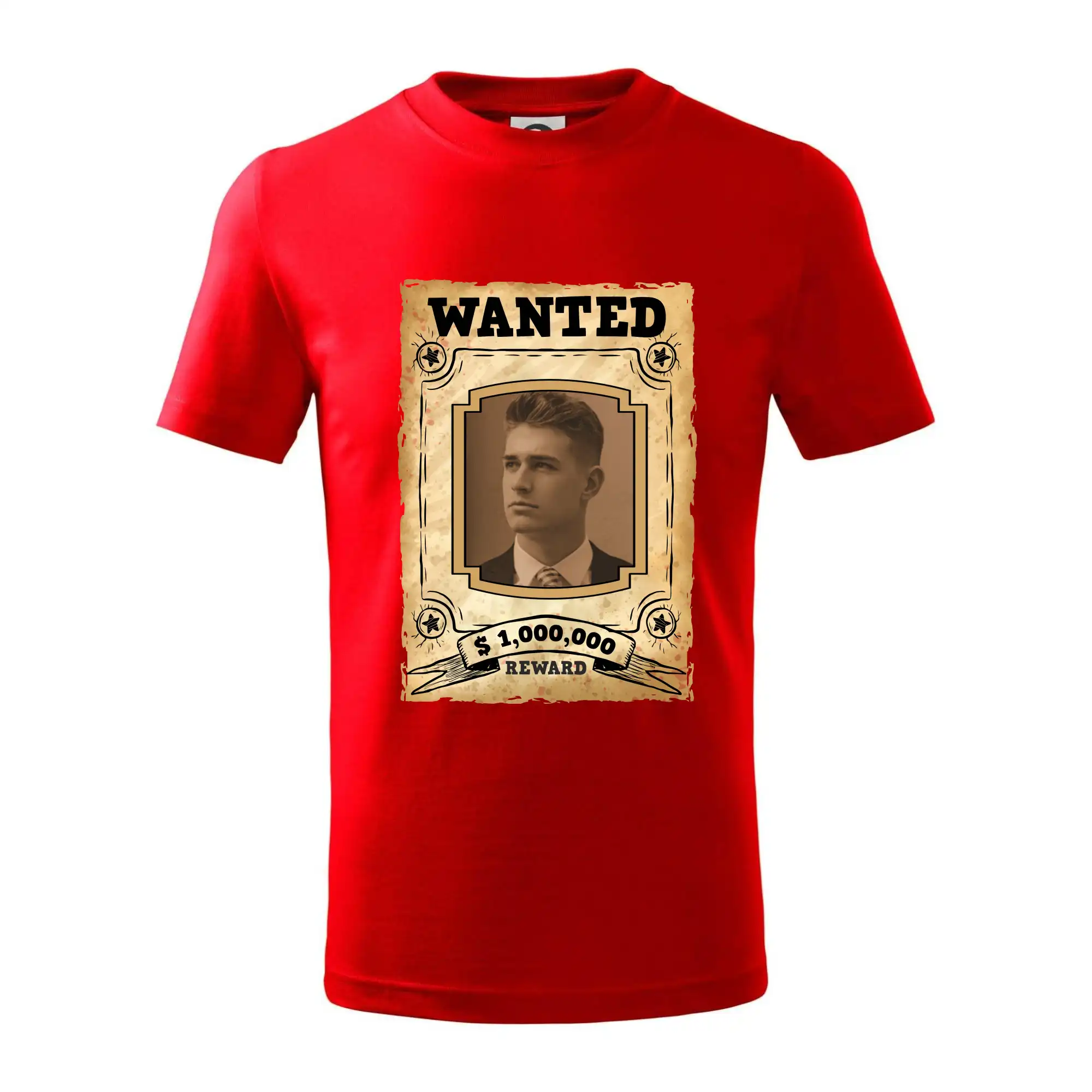 Geek Tričká - Wanted Fotka - Tričko detské bavlnené