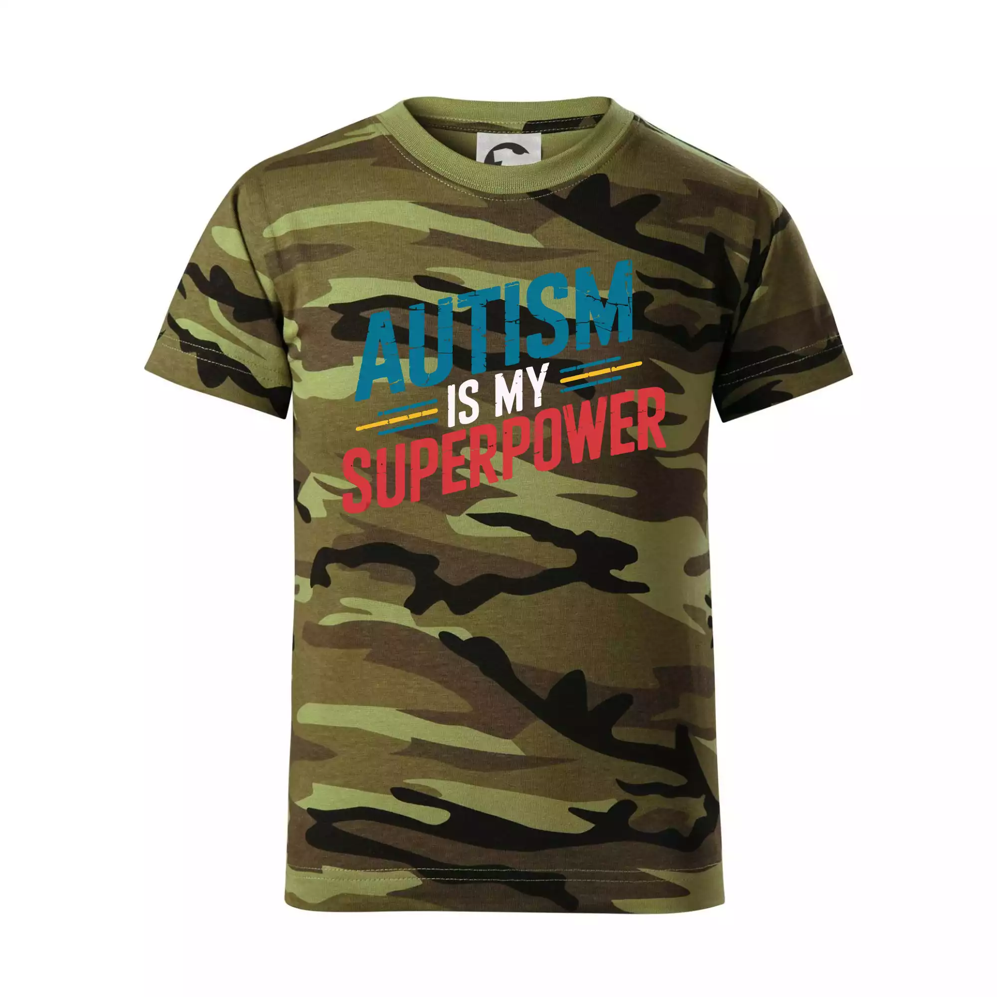 Šikmý nápis Autism is my superpower