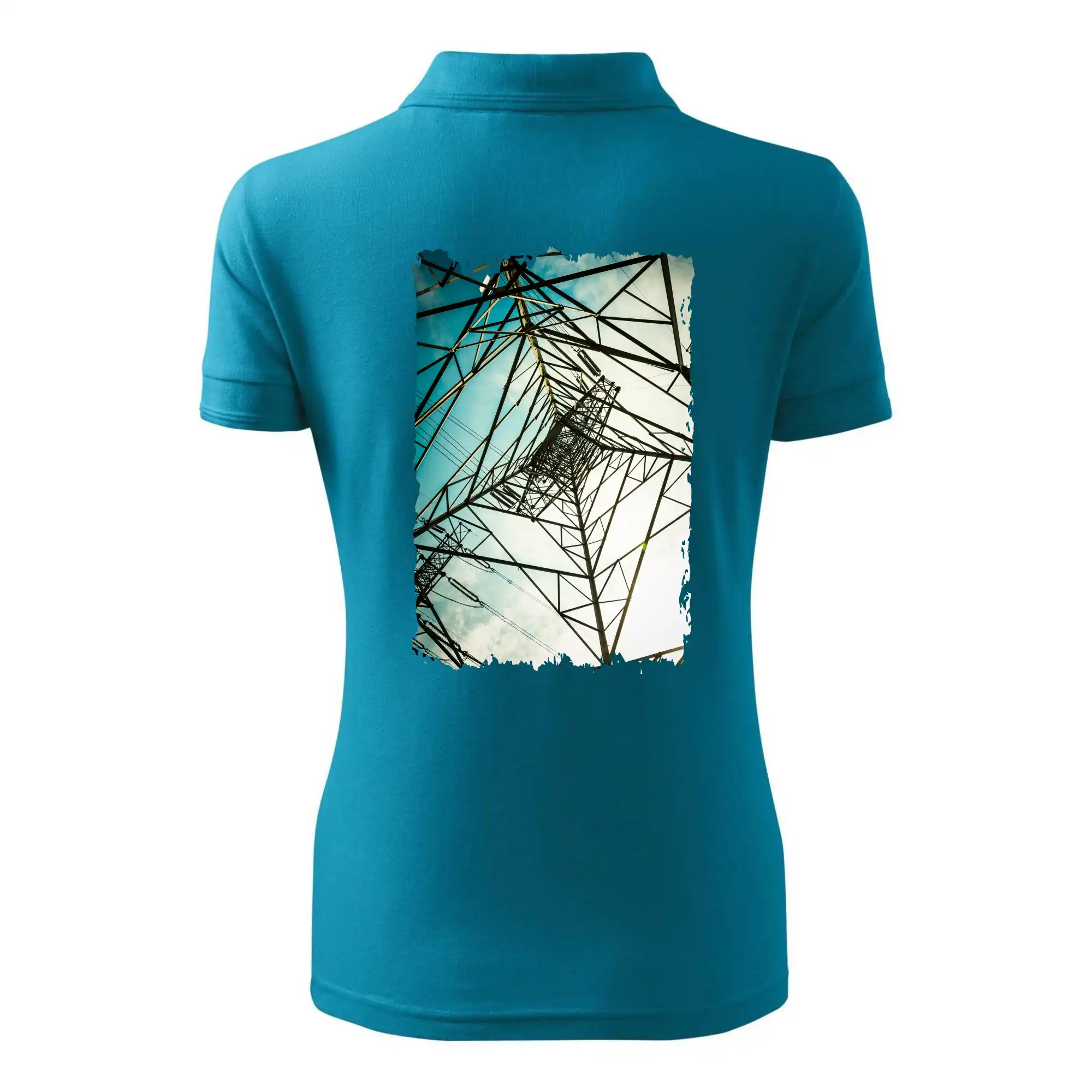 Barevné nebe - stožáry vysokého napětí