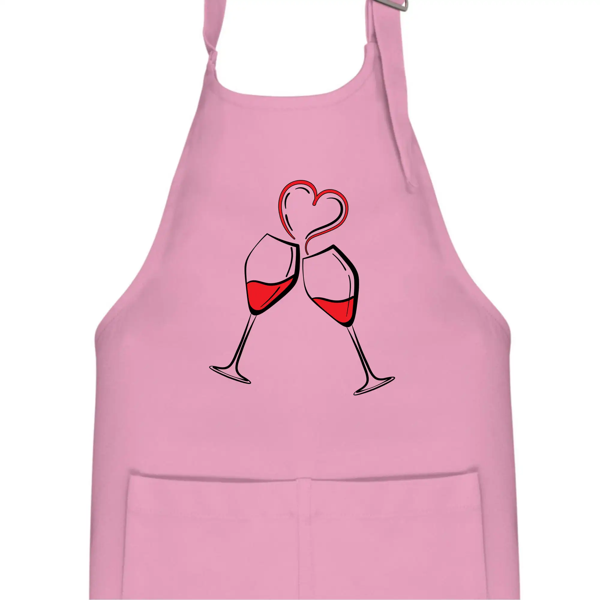 Víno je láska jednoduchý nákres