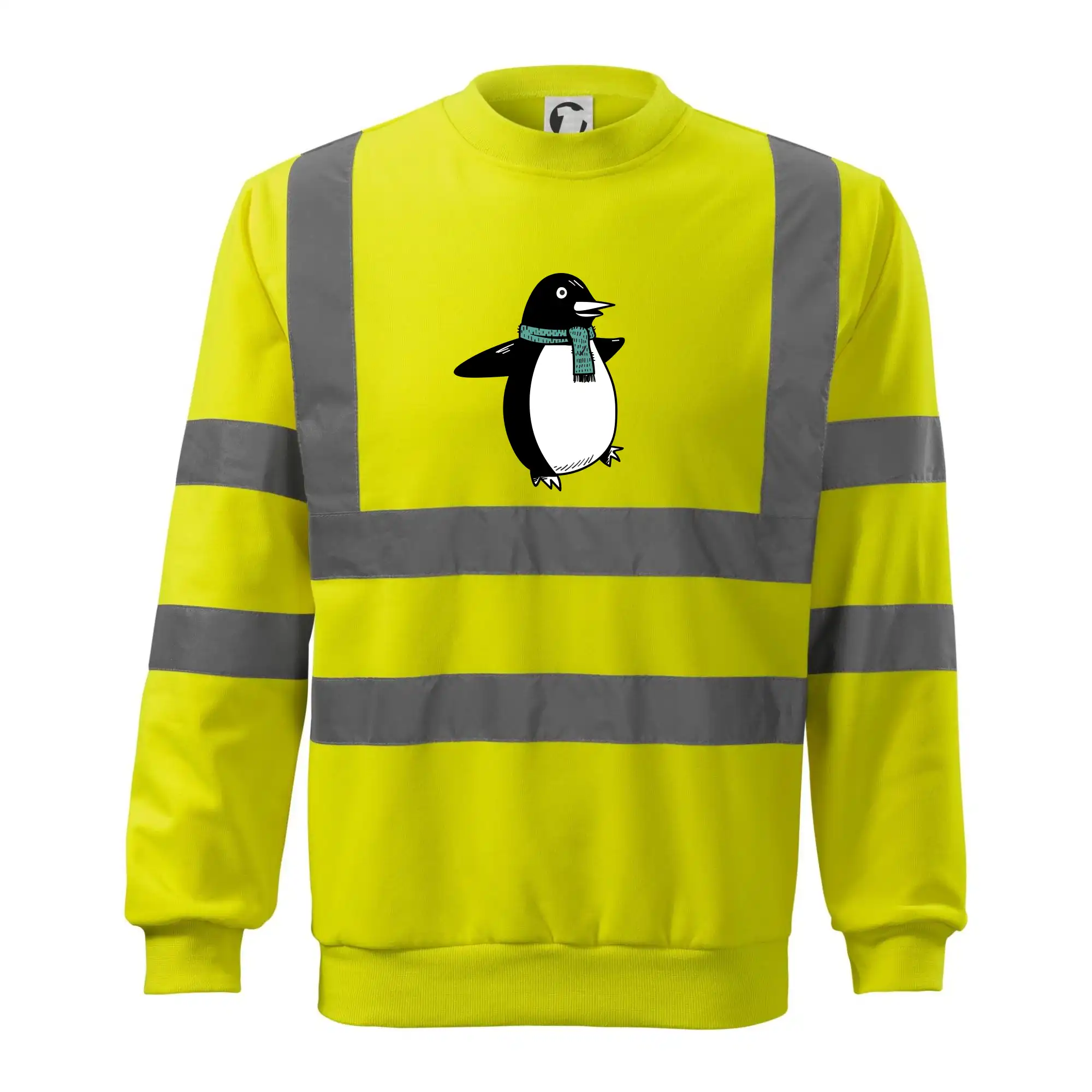 Tučňák se zelenou šálou