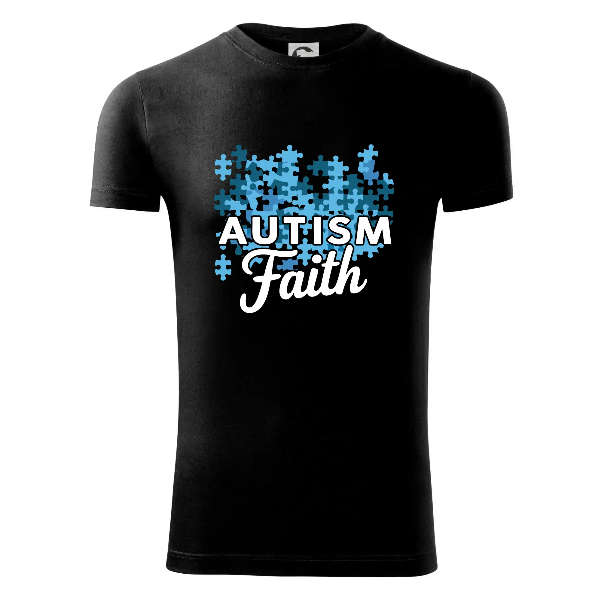 Tričká a mikiny pre autistov - Autism faith - Viper FIT - Pánske zúžené tričko