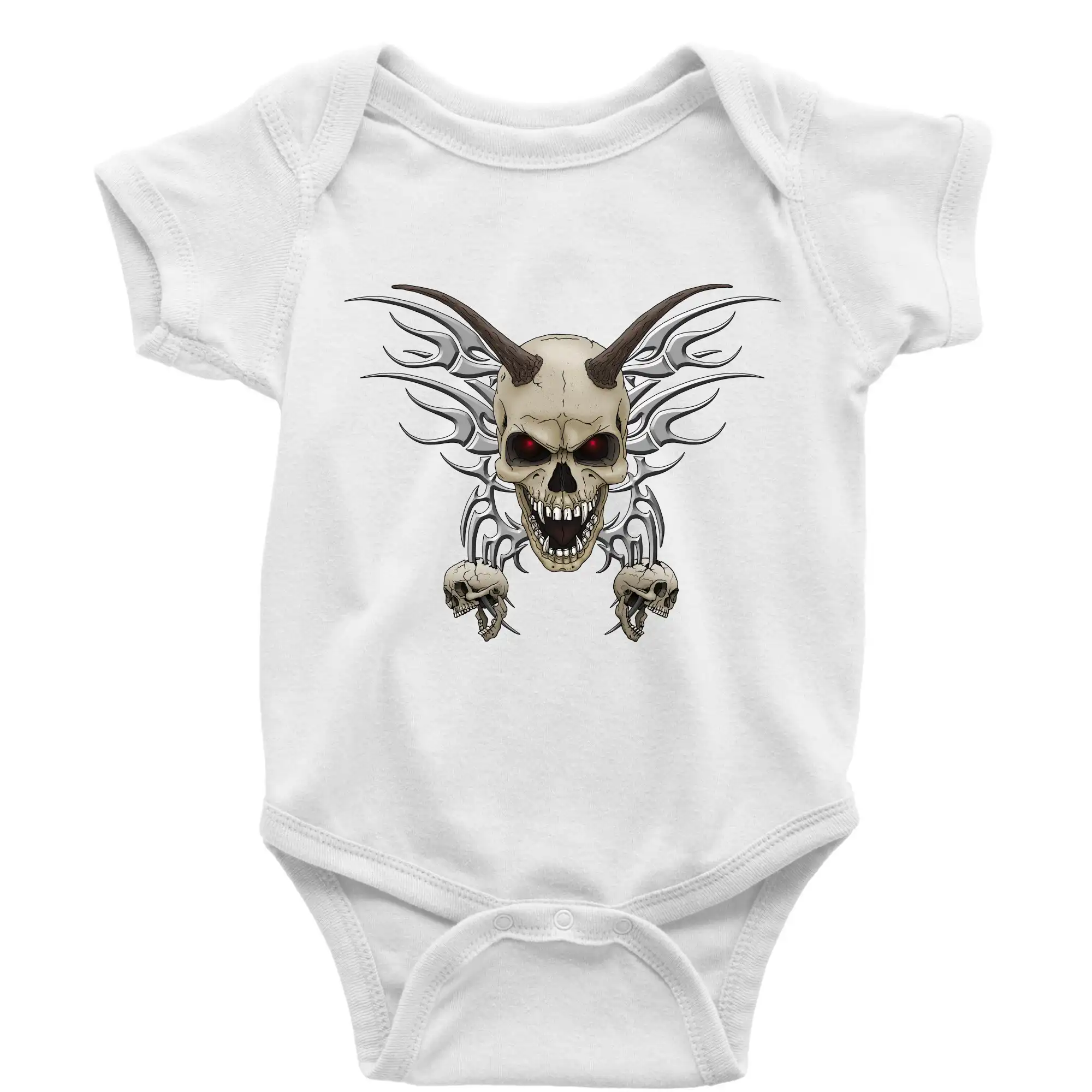 Metal devil (Hana-creative) - Body dojčenské s krátkym rukávom