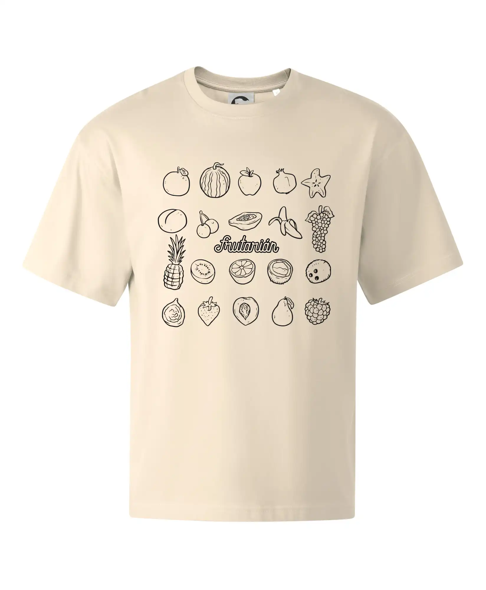 Frutarián ovoce ve čtverci