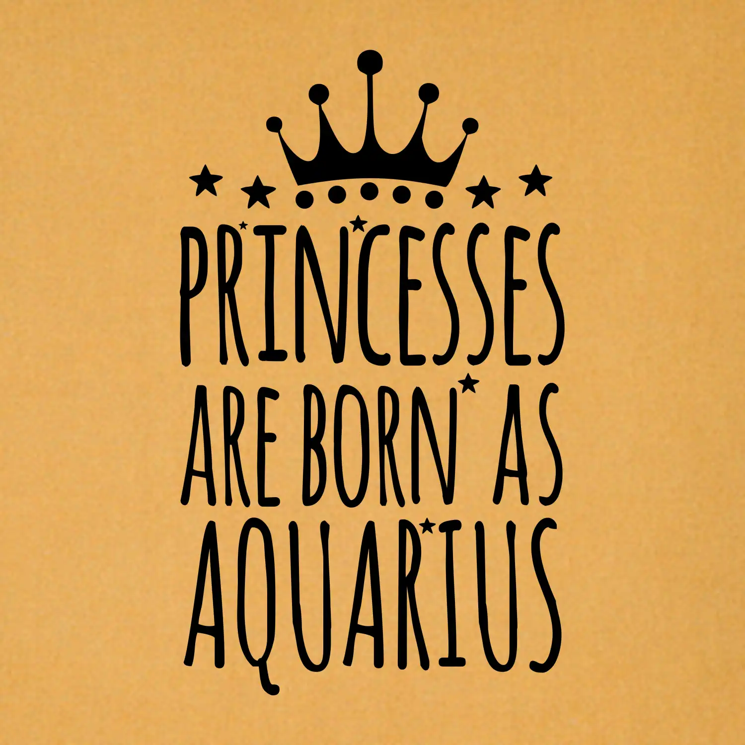 Princesses are born as Aquarius - Vodnář