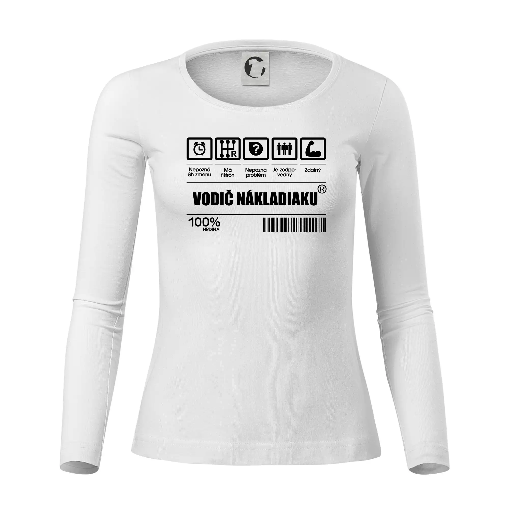 Čiarový kód - Vodič nákladiaku