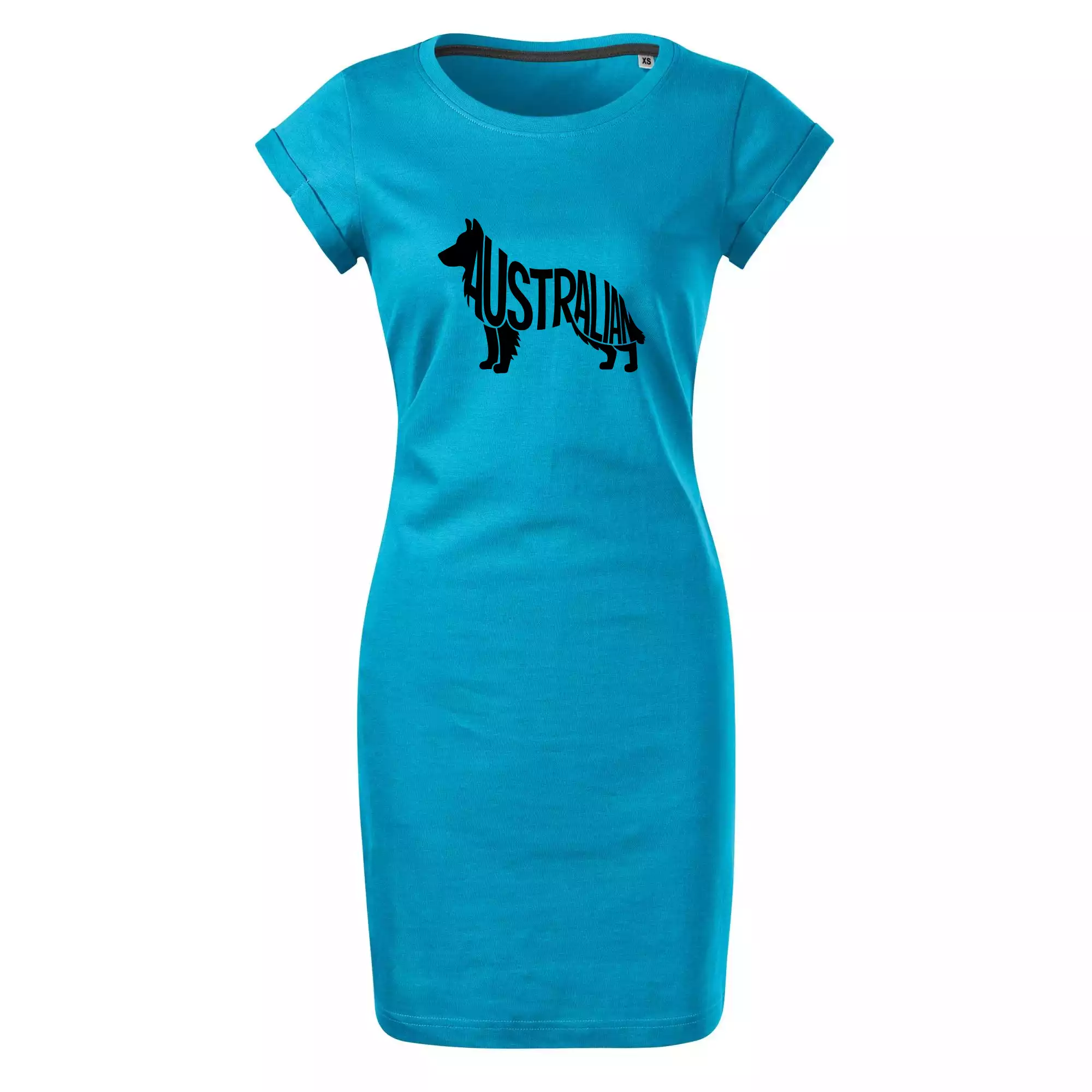 Australský Ovčák - nápis v těle