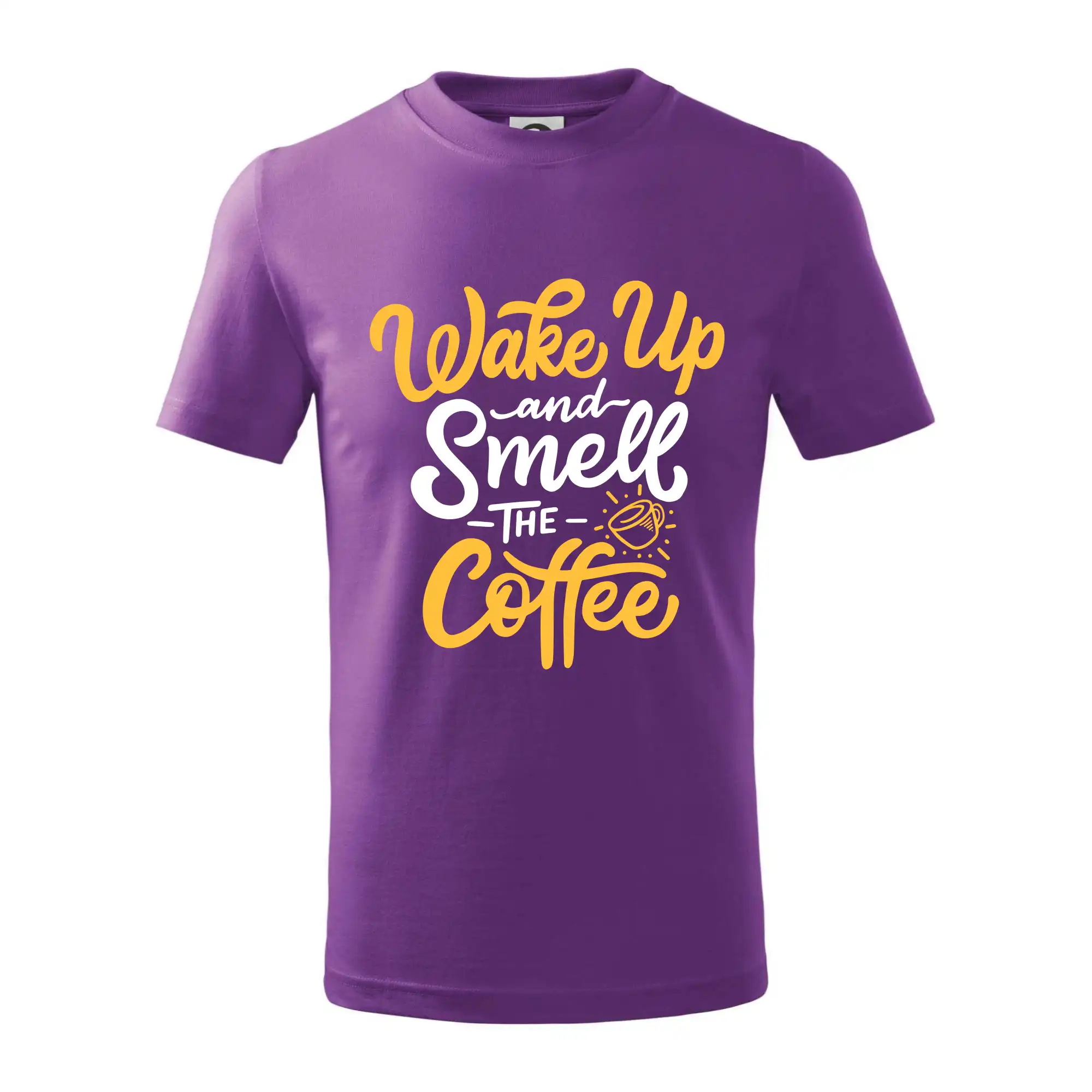Motívy pre baristu a milovníkov kávy - Wake Up and Smell The Coffee - Tričko detské bavlnené