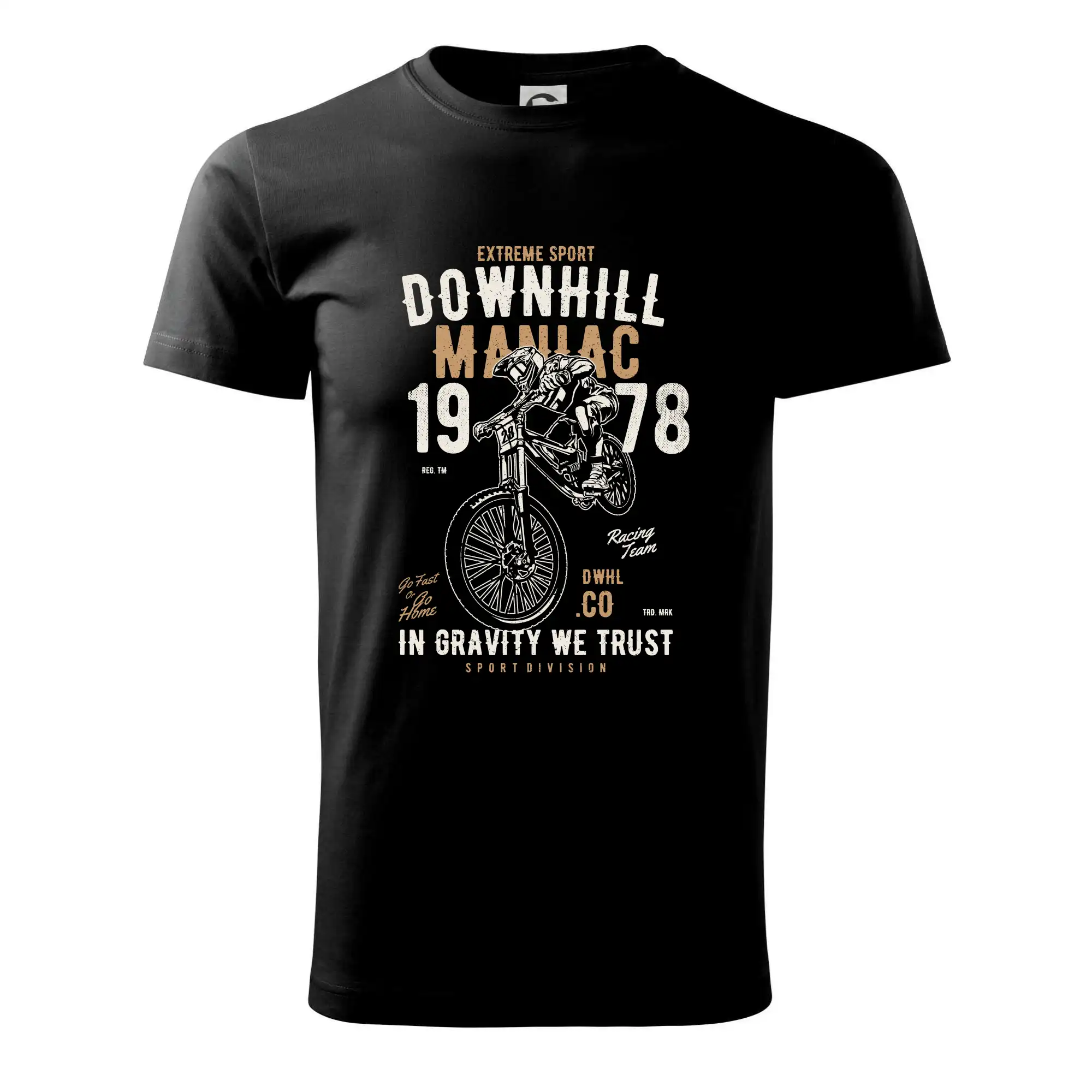 Tričko ako darček pre cyklistu - Downhill Maniac (vlastní ročník) - Klasické pánske tričko vyššej gramáže