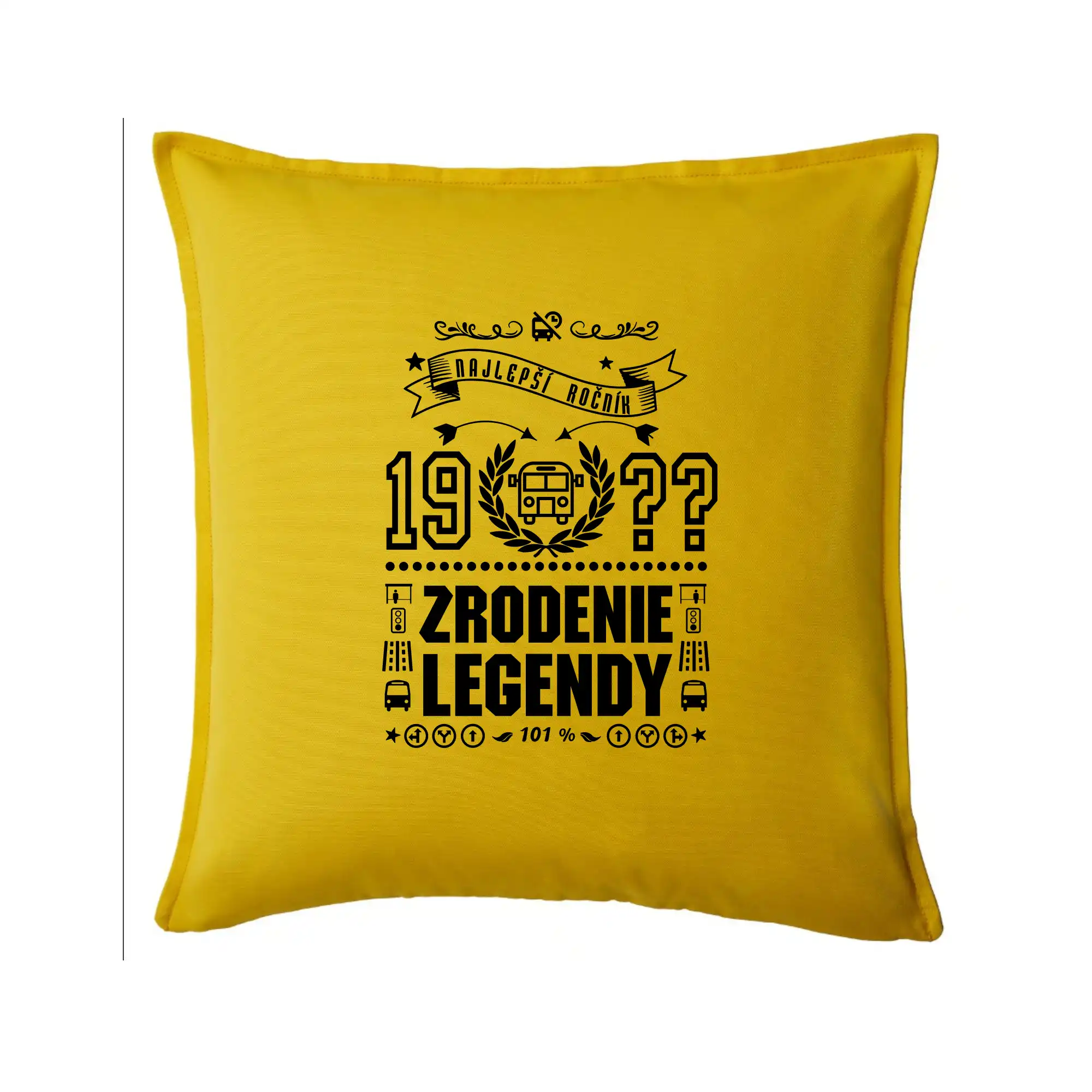 Trička Zrodenie legendy - Zrodenie legendy vodič autobusu - Vankúš 50x50