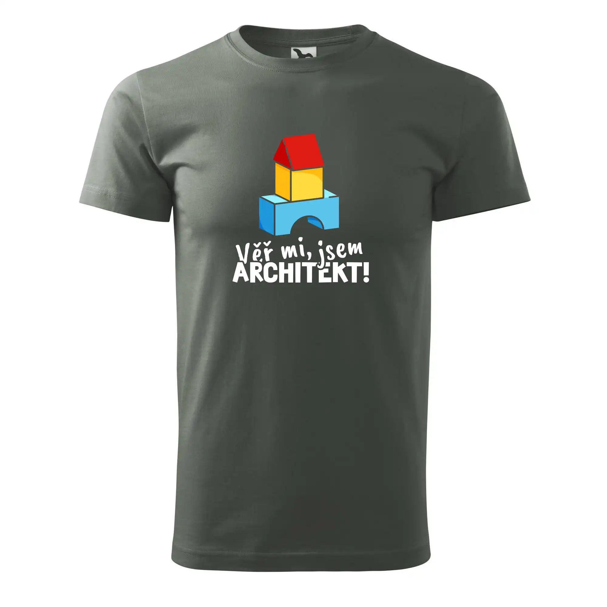 Vtipné tričká do práce - Věř mi, jsem architekt - Klasické pánske tričko vyššej gramáže